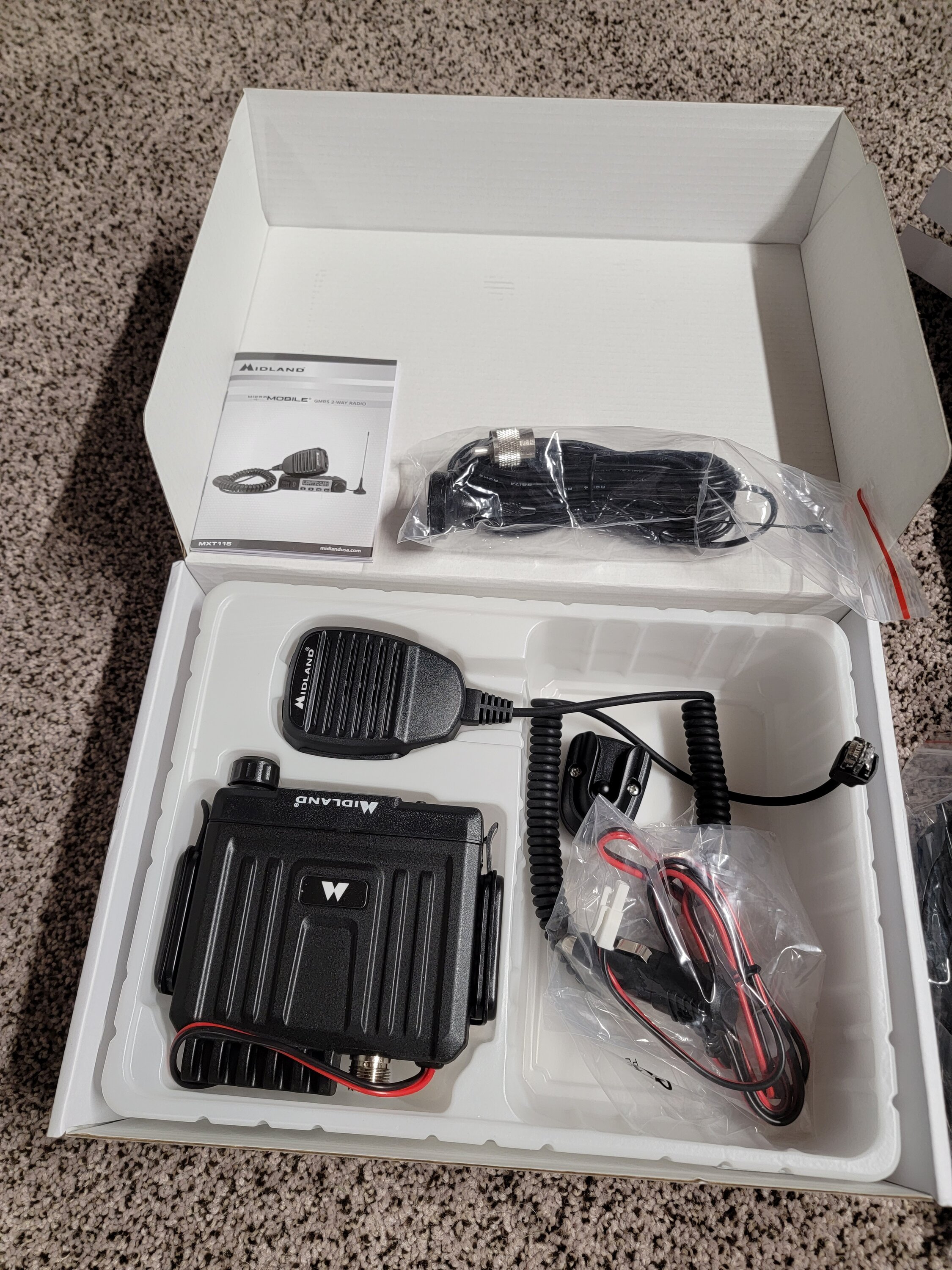 Ford Bronco 2 brand new, never installed GMRS Midland radios for sale. 20220806_141106