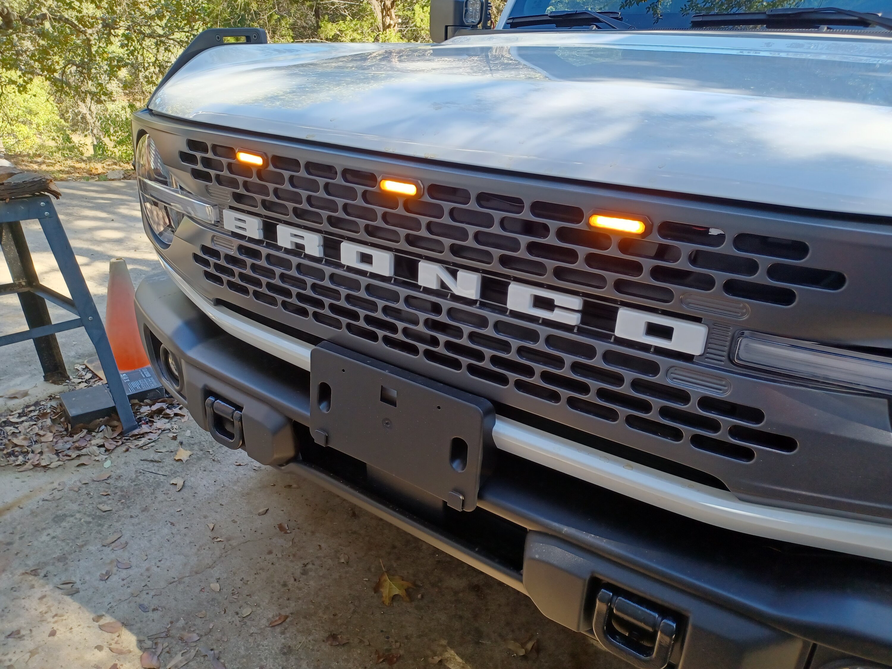 Ford Bronco Installed LED Front Lights (Quake, Oracle & IAG LED Lights) 20221127_125554