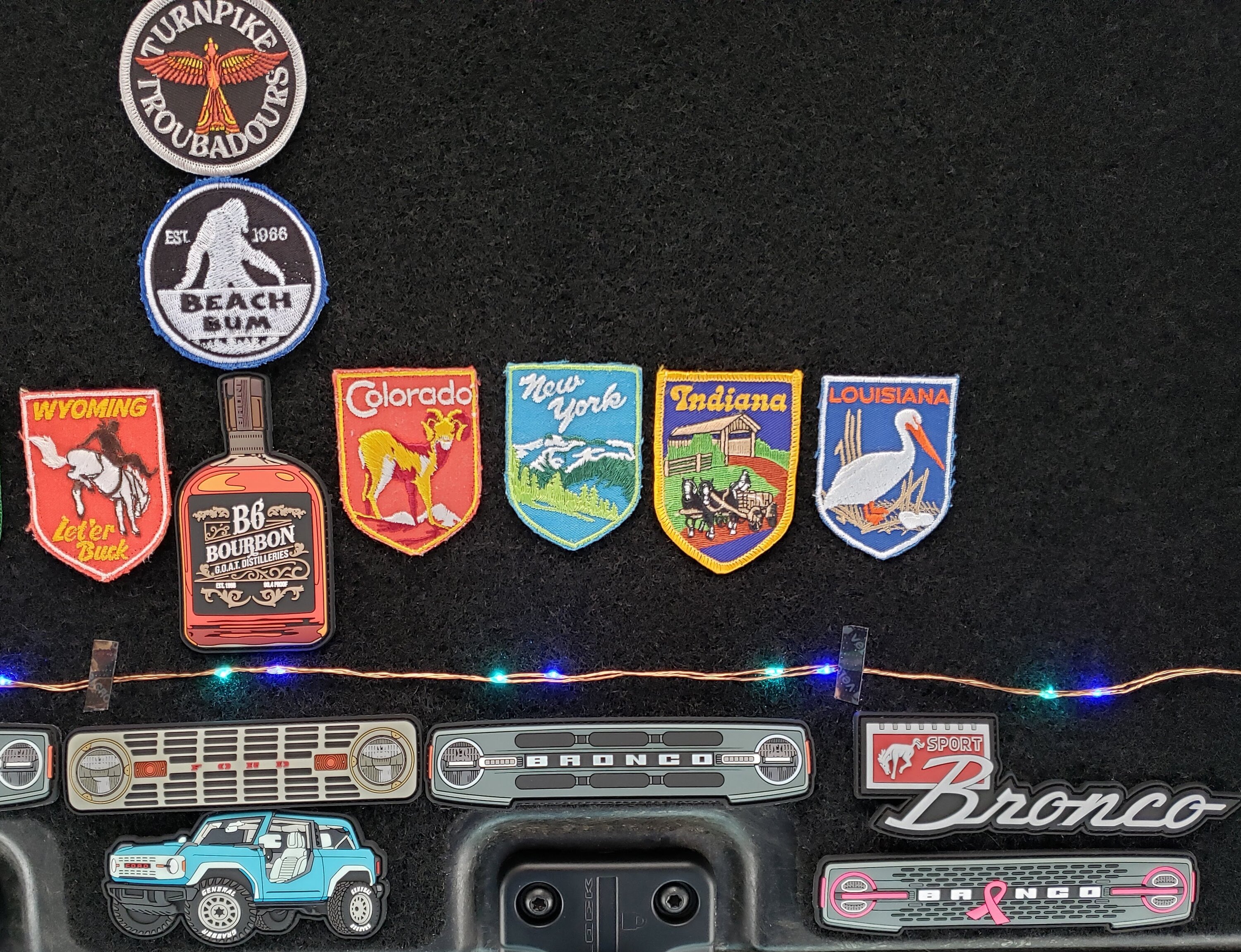 Ford Bronco "Patches" - must be an off-road thing - what are you doing with them? 20221128_163925