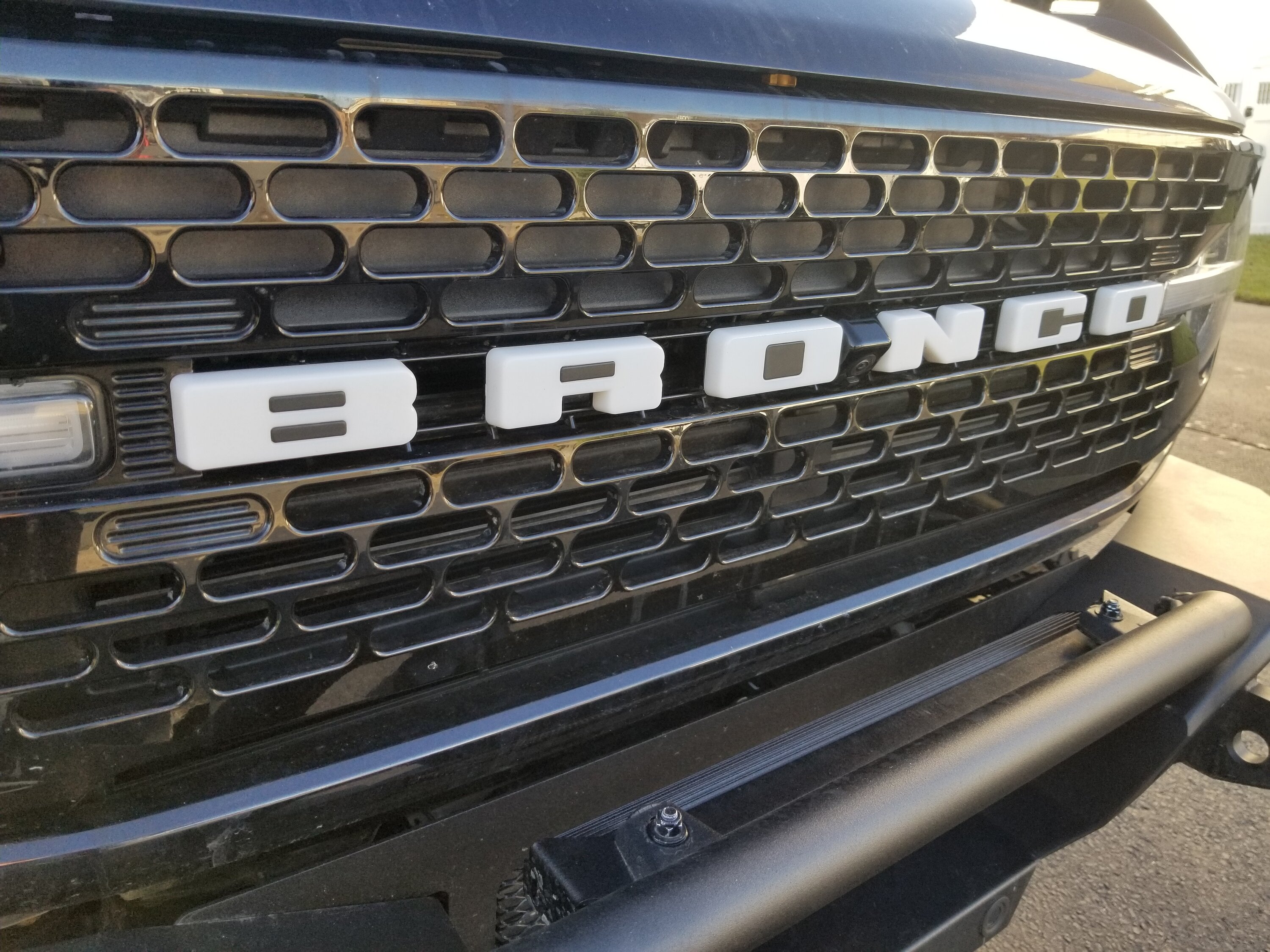 Bronco Oracle Backlit Grill Letters Replaced 20221213_142619