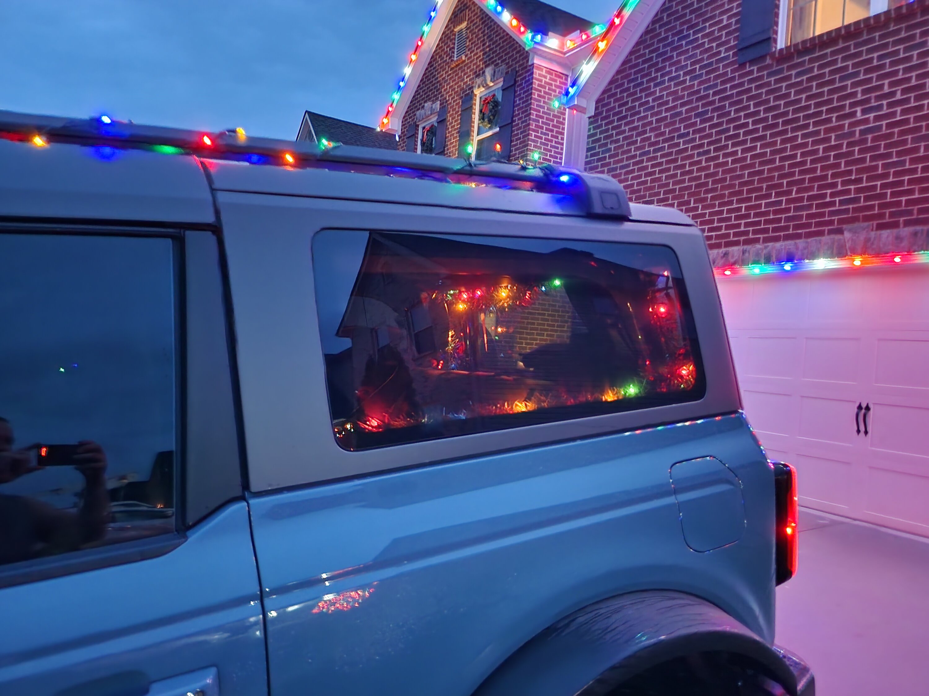 Ford Bronco How are you decorating your Bronco for Christmas or holidays? Post yours! 🎅 20221215_071933