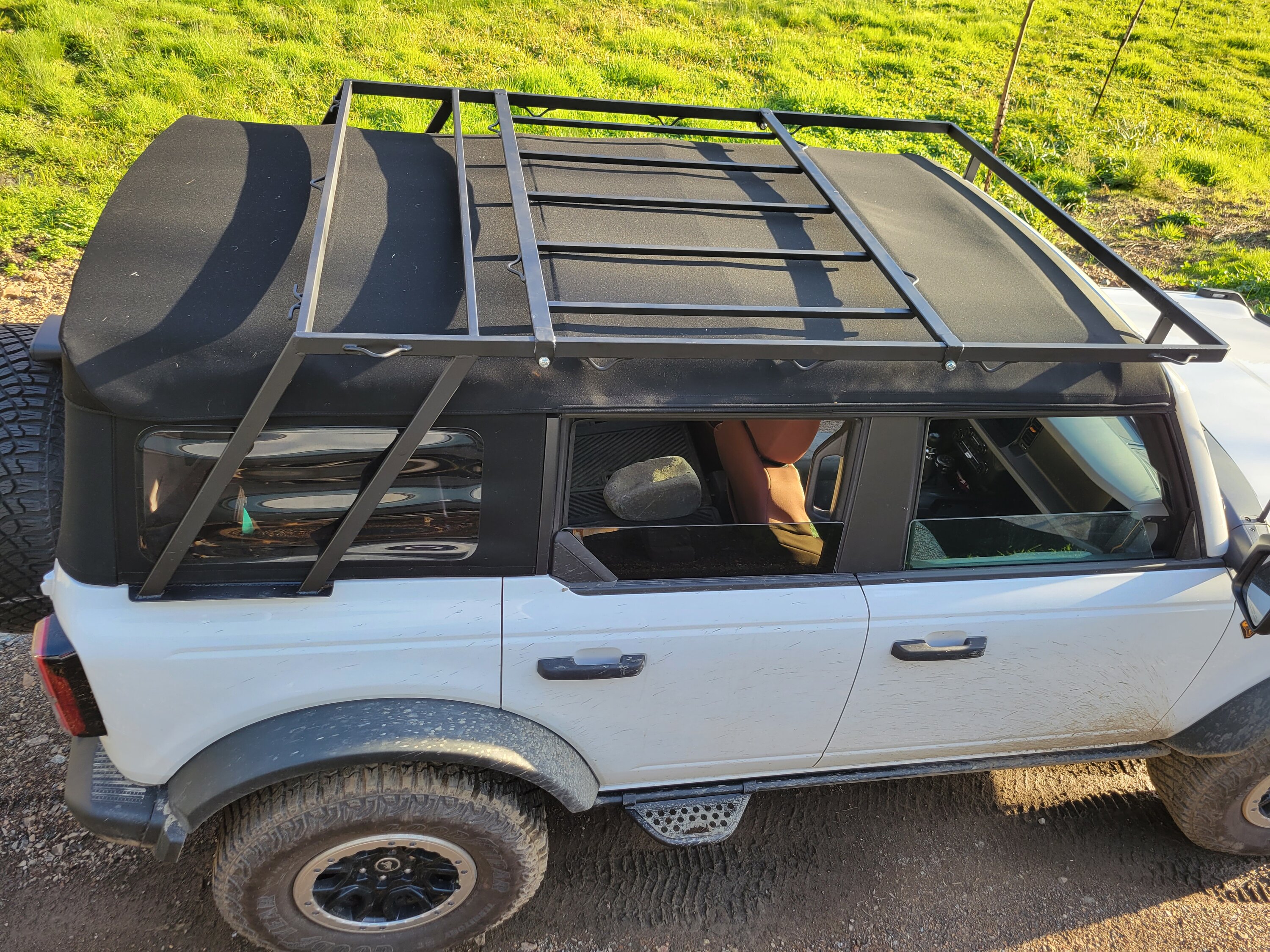 Ford Bronco Diy roof rack for soft top build 20230122_154339