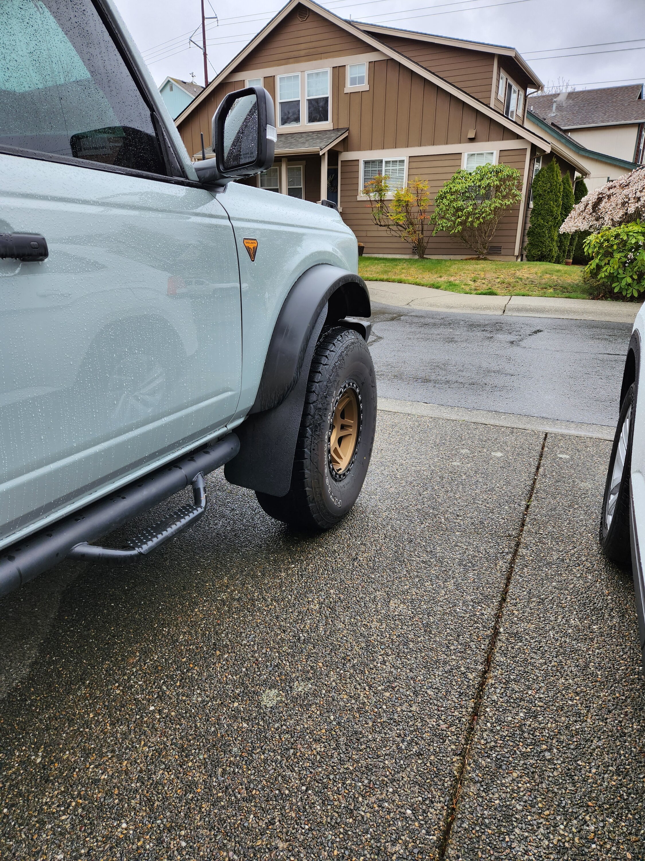 Ford Bronco Best mud flaps for a Sasquatch? 20230331_173106