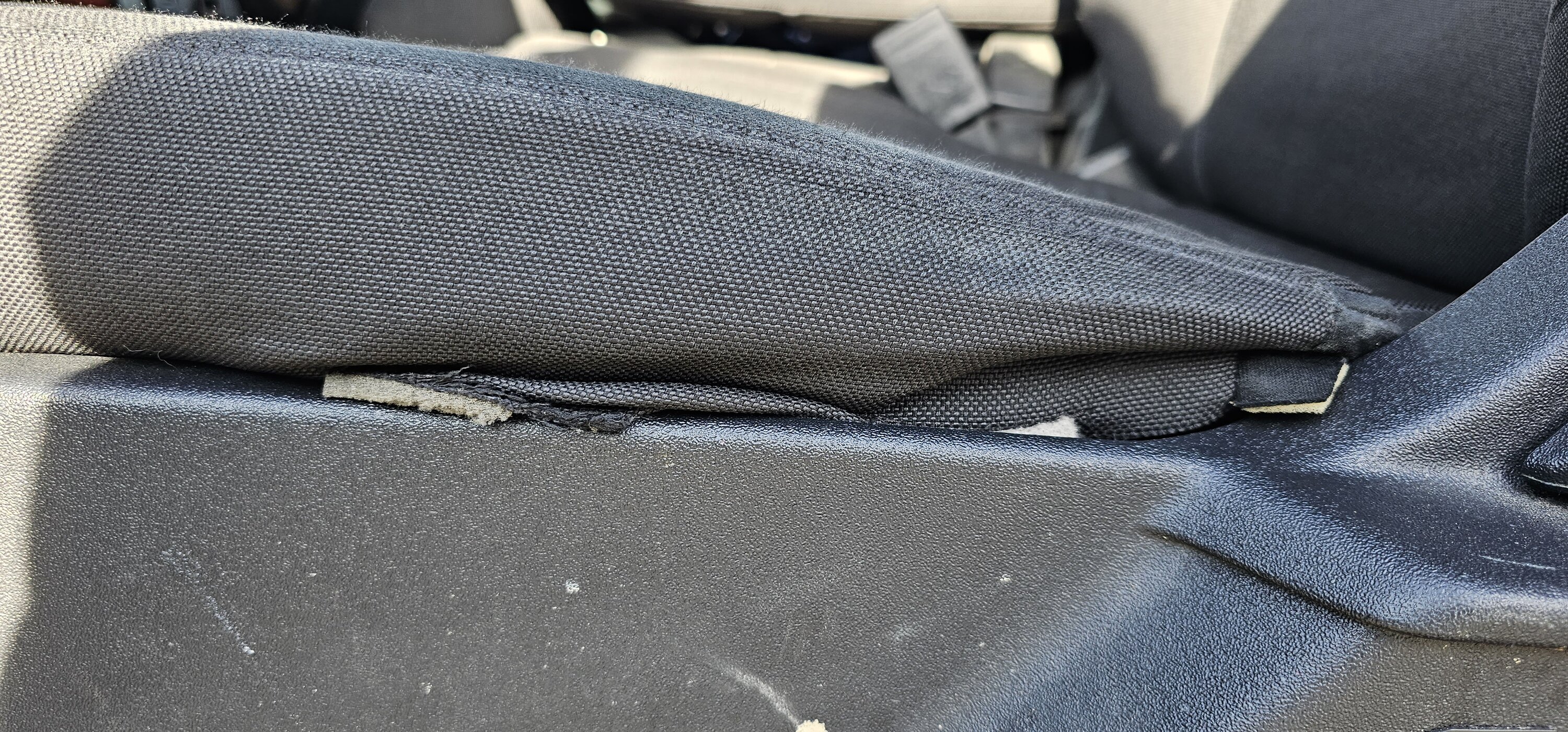 Ford Bronco Tear in side of MVG seat 20230605_090049