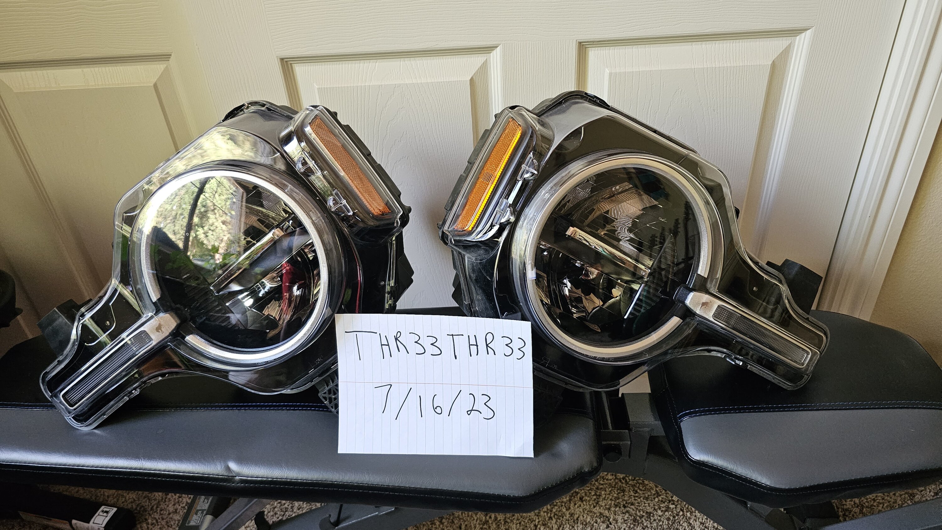 Ford Bronco WTS OEM LED Headlights $250 (OBO) for the pair 20230716_100141