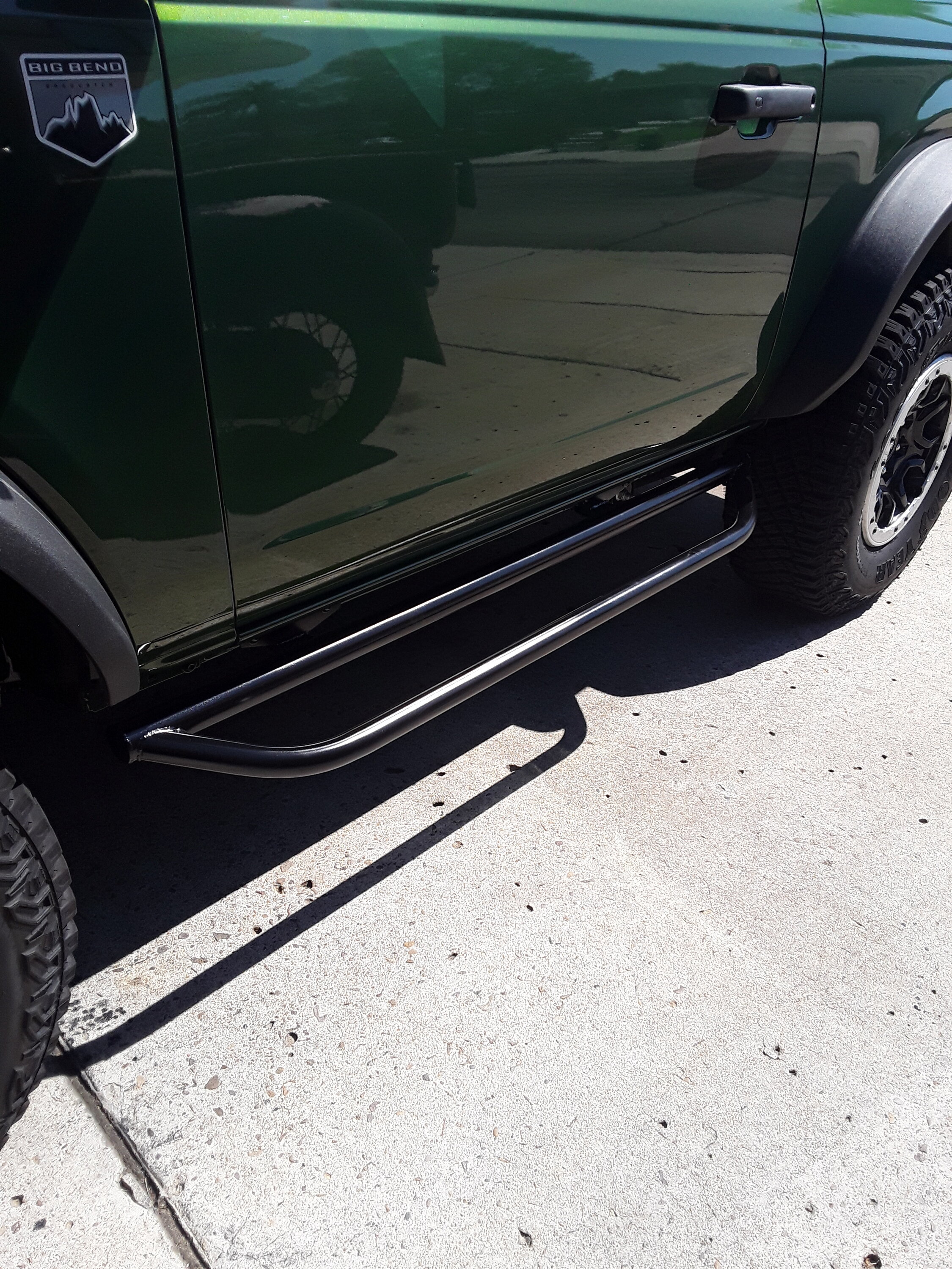 Ford Bronco Fabricated own rock sliders 20230825_153454