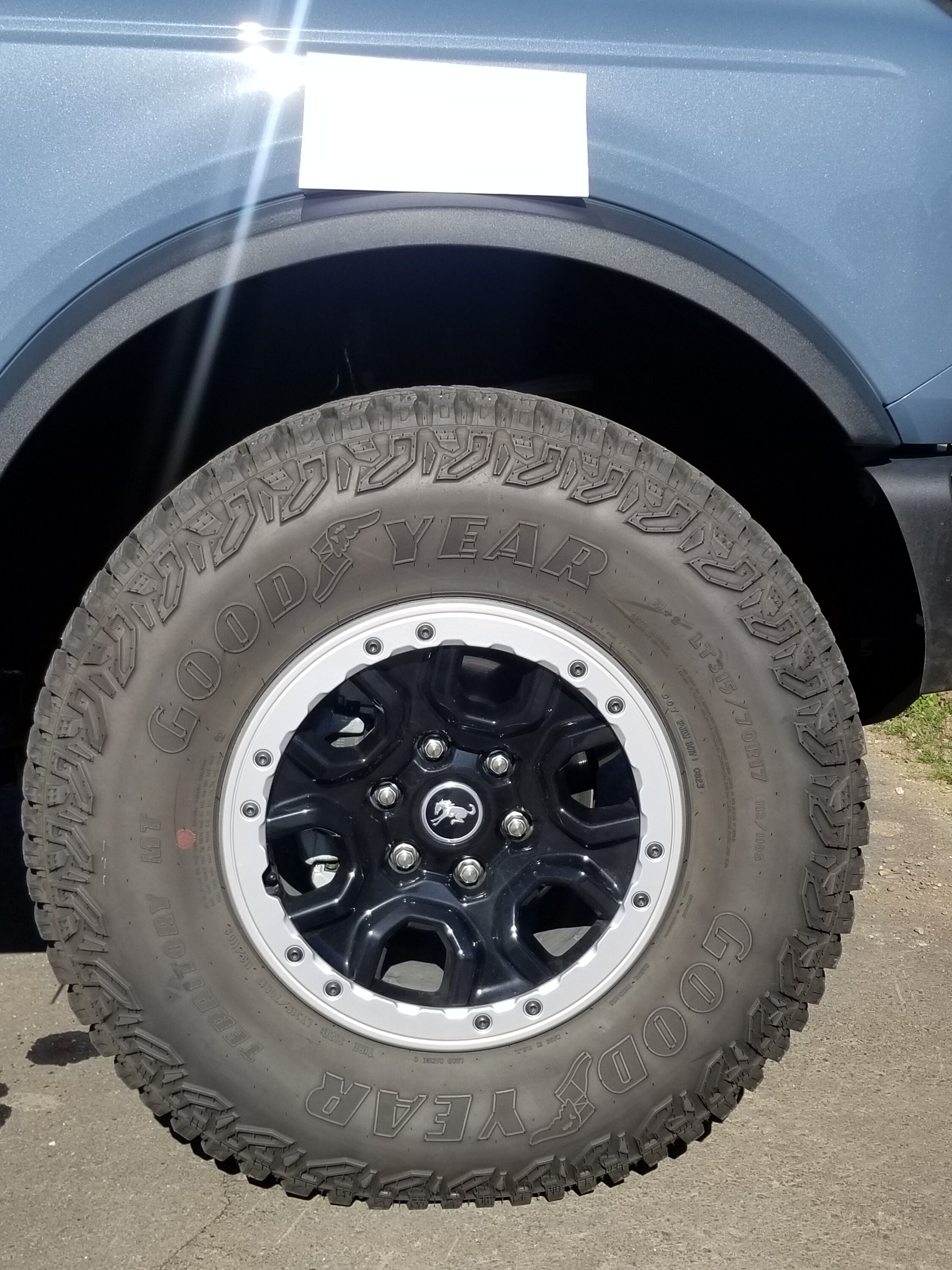Ford Bronco SOLD! OEM Sasquatch Wheels and Tires 20230927_153958