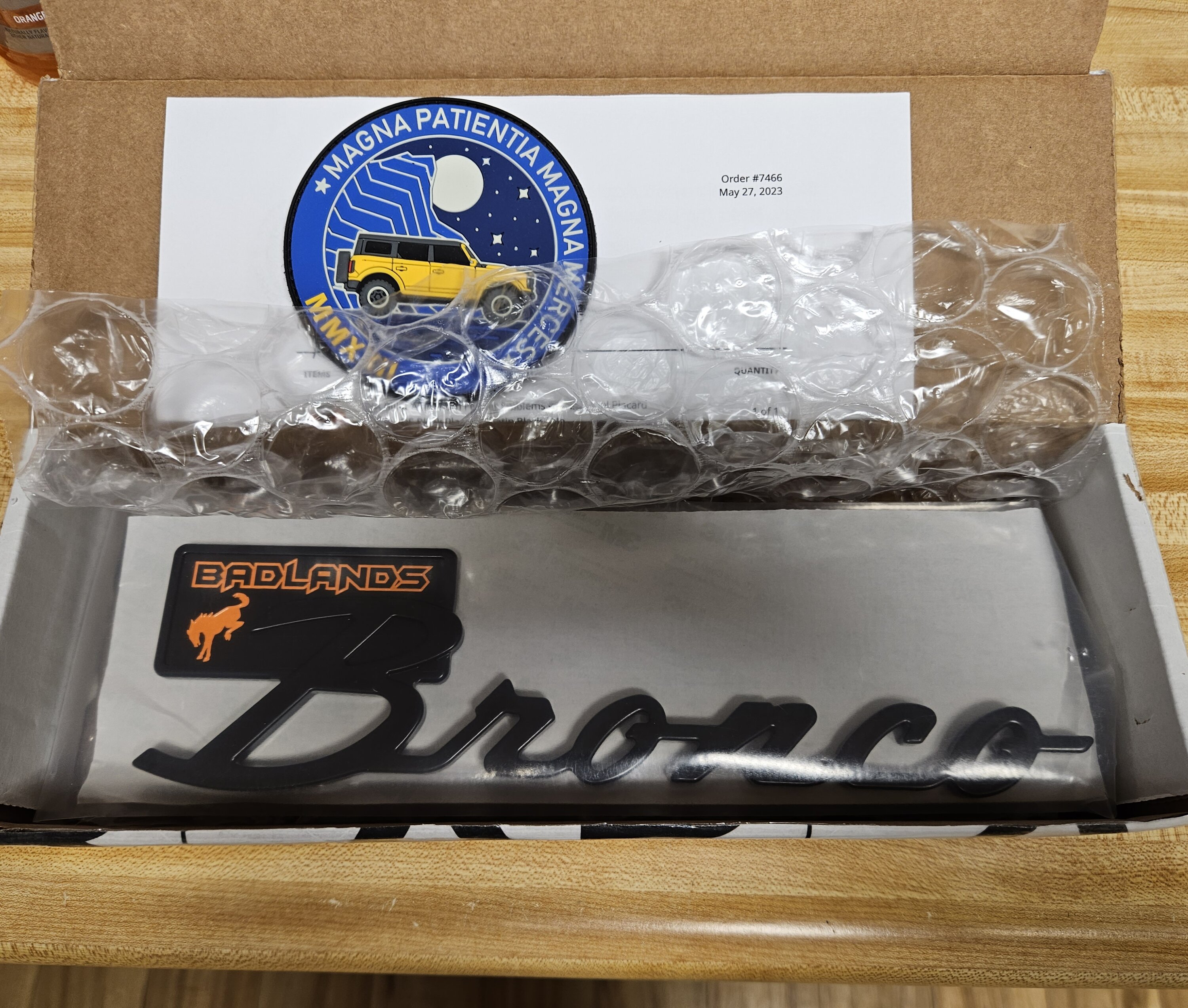 Ford Bronco AR | BRONCO CLASSIC DNA Fender Badge PXL_20231220_211103290~2