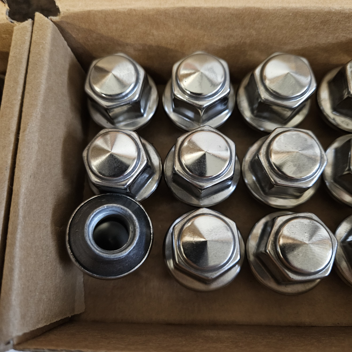 Ford Bronco stock lug nuts from 2022 Badlands M12 x 1.5 fits 2021 & up 20231014_175912_resized
