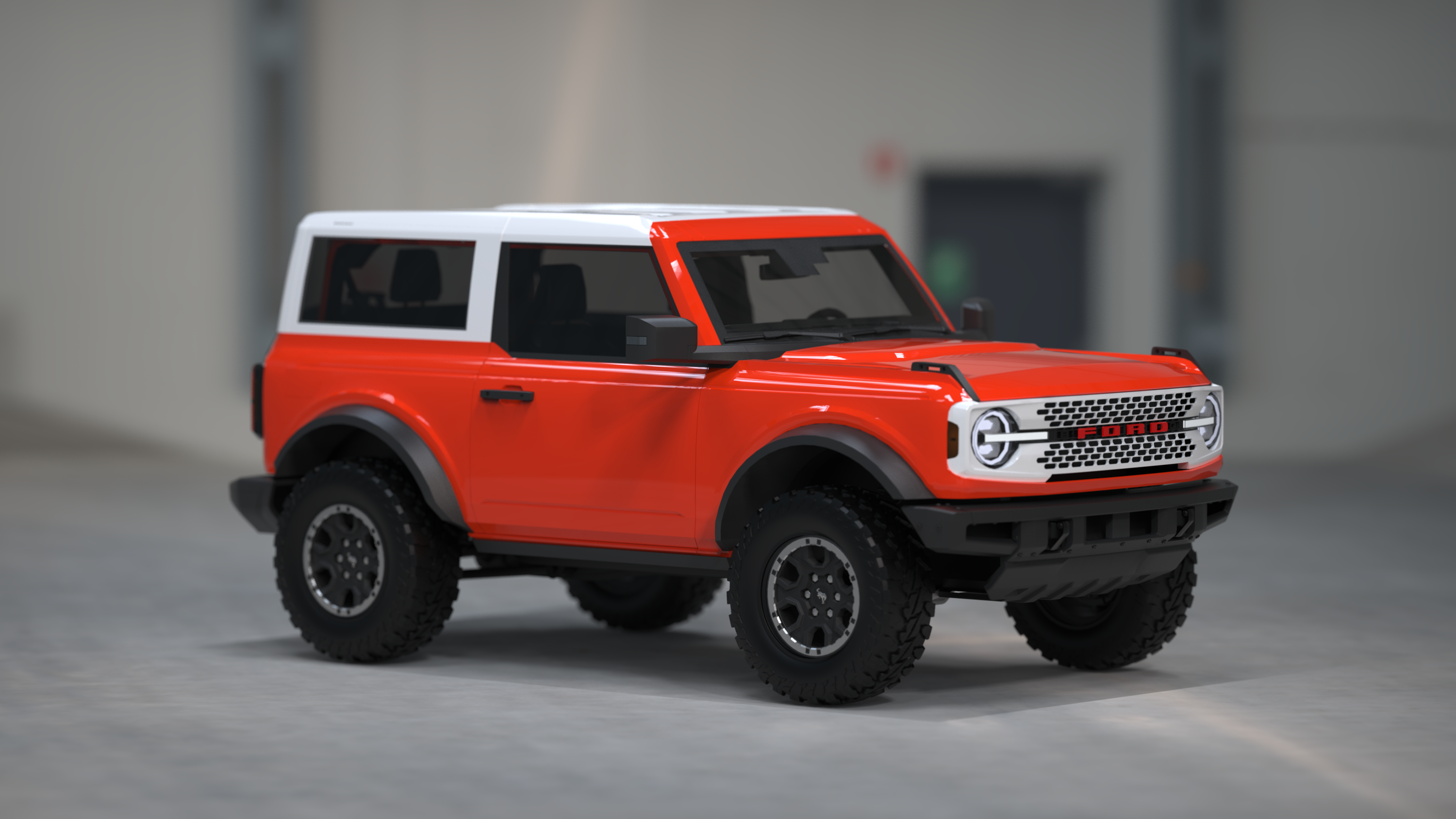 Ford Bronco 2024 Bronco Colors Predictions - Rendering Previews 2024 Calypso Orange