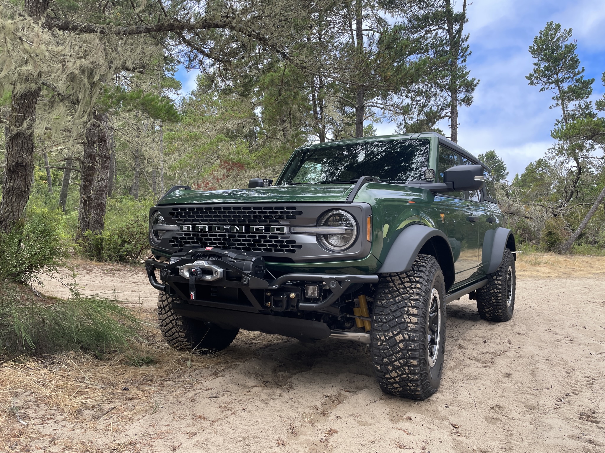 Ford Bronco Eruption Green Owners show pics of your powder coated/painted/replaced tow hooks 229BF7F3-ABC8-46F6-871D-AF8FD58258D2