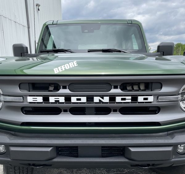 Ford Bronco 2021+ Ford Bronco and Sport Front Grille Letters now available (multiple colors and American Flag Print) 286659567_5252966528060131_2266461490511079753_n
