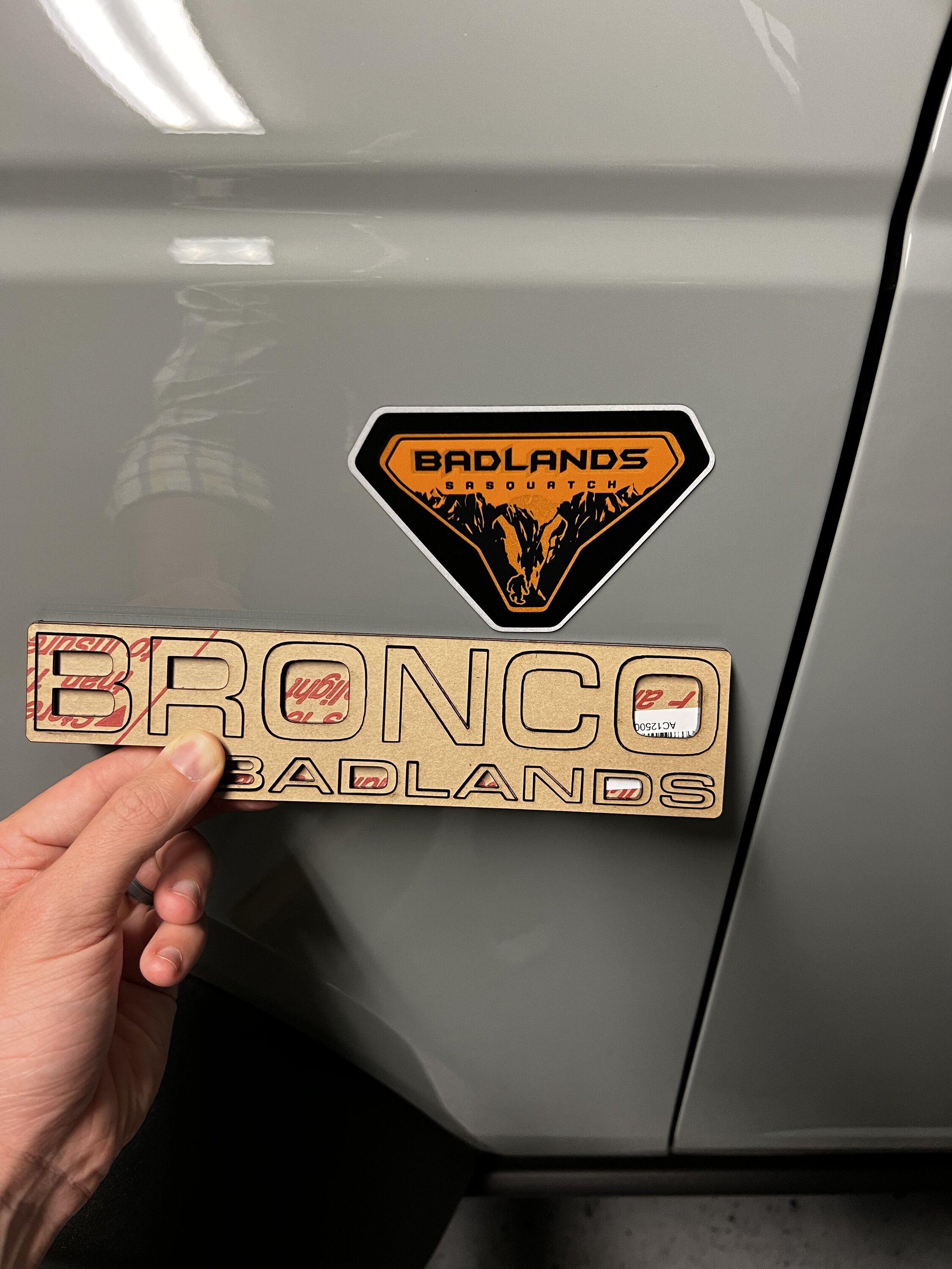 Ford Bronco Custom "BRONCO BADLANDS" Badges - '90s Old Body Style by No Shame Garage 20221008_075000~2