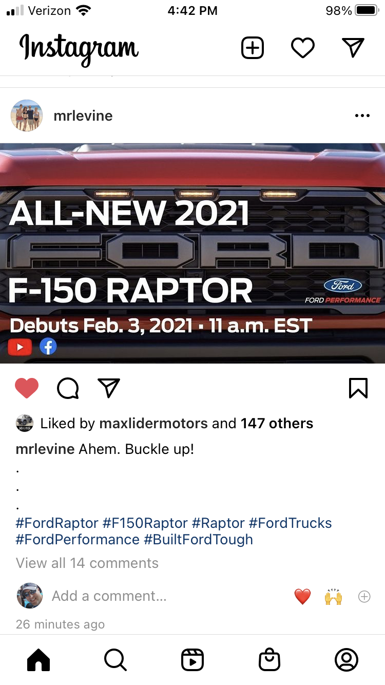 Ford Bronco All New 2021 Ford Raptor Debut on 2/3/21 at 11:00 est 2D984817-7322-473C-A4AB-AF78BE612595