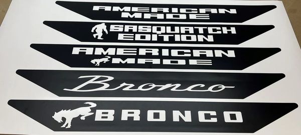Ford Bronco 2021-2022 Ford Bronco Windshield Banner Emblem Decal 312090425_5627193657304081_5982458408469559001_n