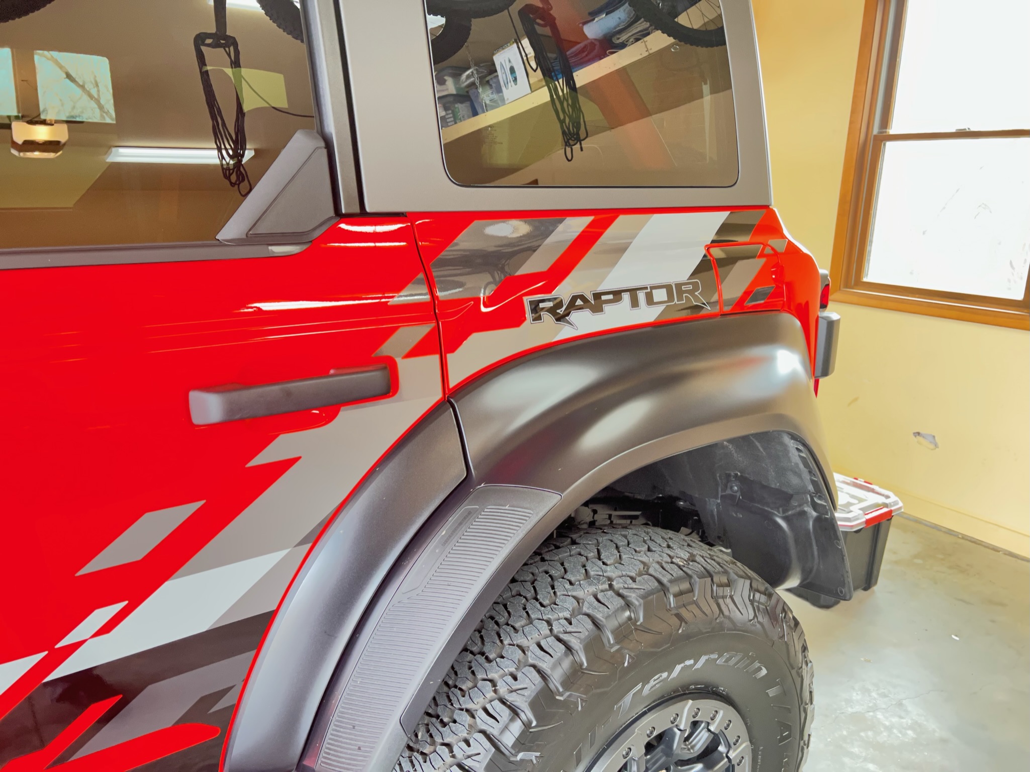Ford Bronco Code Orange Bronco Raptor with XPEL PPF and XPEL Stealth on the Flares 312F0D6E-CF91-43F6-BB5A-C2804BFF3FD6