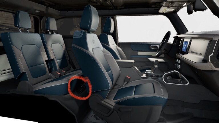 Ford Bronco Bronco rear seats do not fold down flat? - they fold down ramp 3397DEB4-BAD0-484D-949E-2C79BDDEEE37