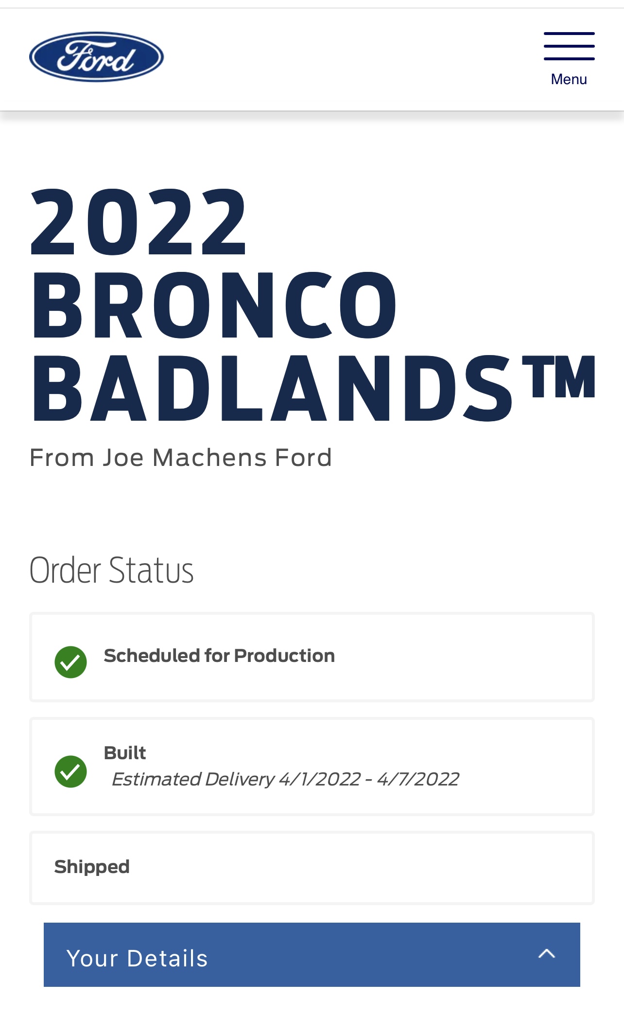 Ford Bronco 🛠 3/14/22 Build Week Group 381BDA05-0523-4CDF-A86F-BE4C252C880E