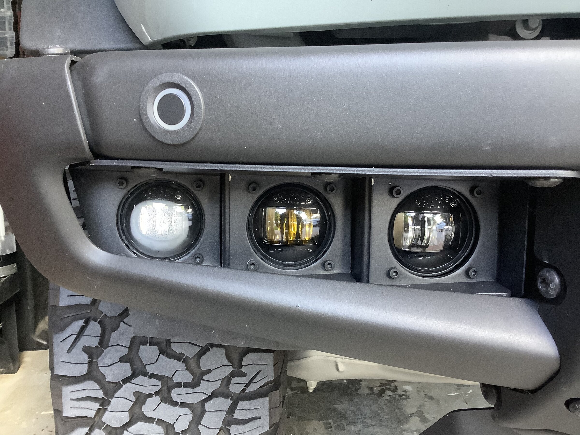 Ford Bronco IN STOCK! Triple LED Fog Light Kit for MOD Bumper from ORACLE Lighting 3B38EB10-6E17-4450-B4BC-6F3D9359E8BE