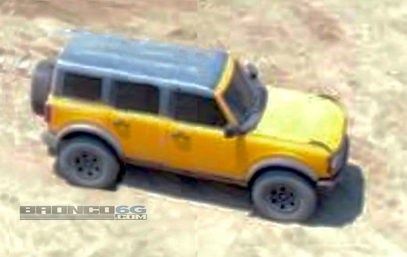 Ford Bronco Spied: Uncovered 2-door Bronco and Bronco Sport in the wild from overhead 1592948009516