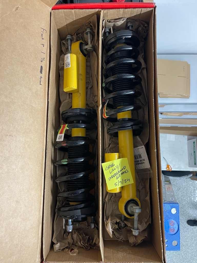 Ford Bronco 2021- 2023 Ford Bronco 4 DR Front and Rear Bilstein Sasquatch Strut Set, Upper Control Arms and Rear Trailing Arms $800 441279295_1142485240302331_3812177679338872647_n