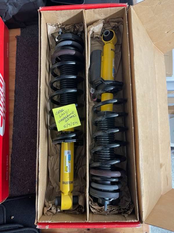 Ford Bronco 2021- 2023 Ford Bronco 4 DR Front and Rear Bilstein Sasquatch Strut Set, Upper Control Arms and Rear Trailing Arms $800 441975349_460563609702672_1583718402526540347_n