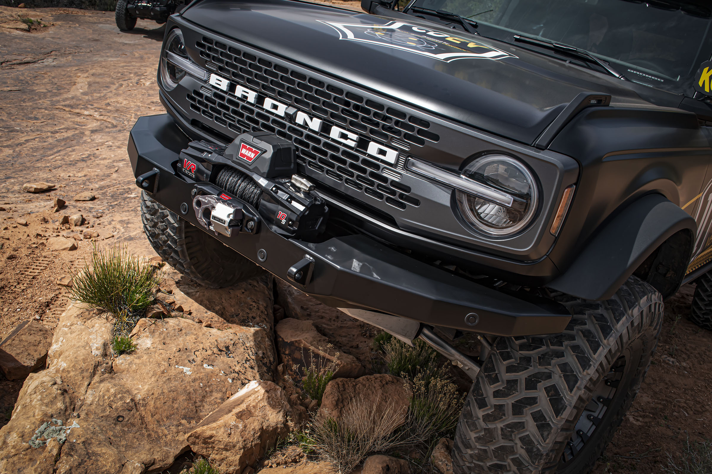 Ford Bronco ICON Impact Pro Series Front Winch Bumper 45201-Lifestyle06_hi-res