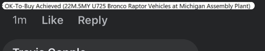 Ford Bronco [Update: Confirmed by Ford] 🆗 OKTB Ok-To-Buy Achieved For 2023 Bronco Raptor!? (Started Shipping Tuesday Says Ford Engineer) 46BA6819-2F2C-45F6-B5BE-1BFF33AD7C1E