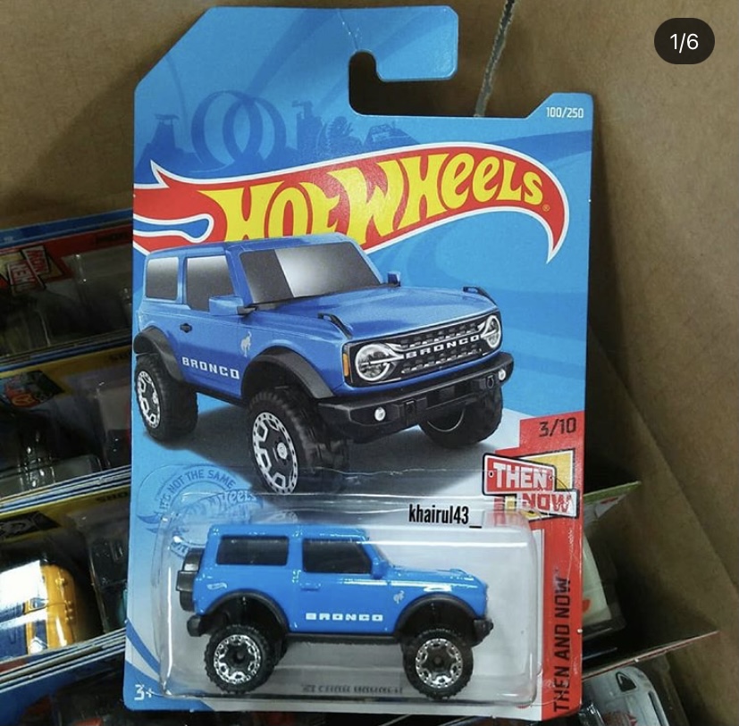 /'21 Ford Bronco #100 2021 Hot Wheels Then and Now 3//10