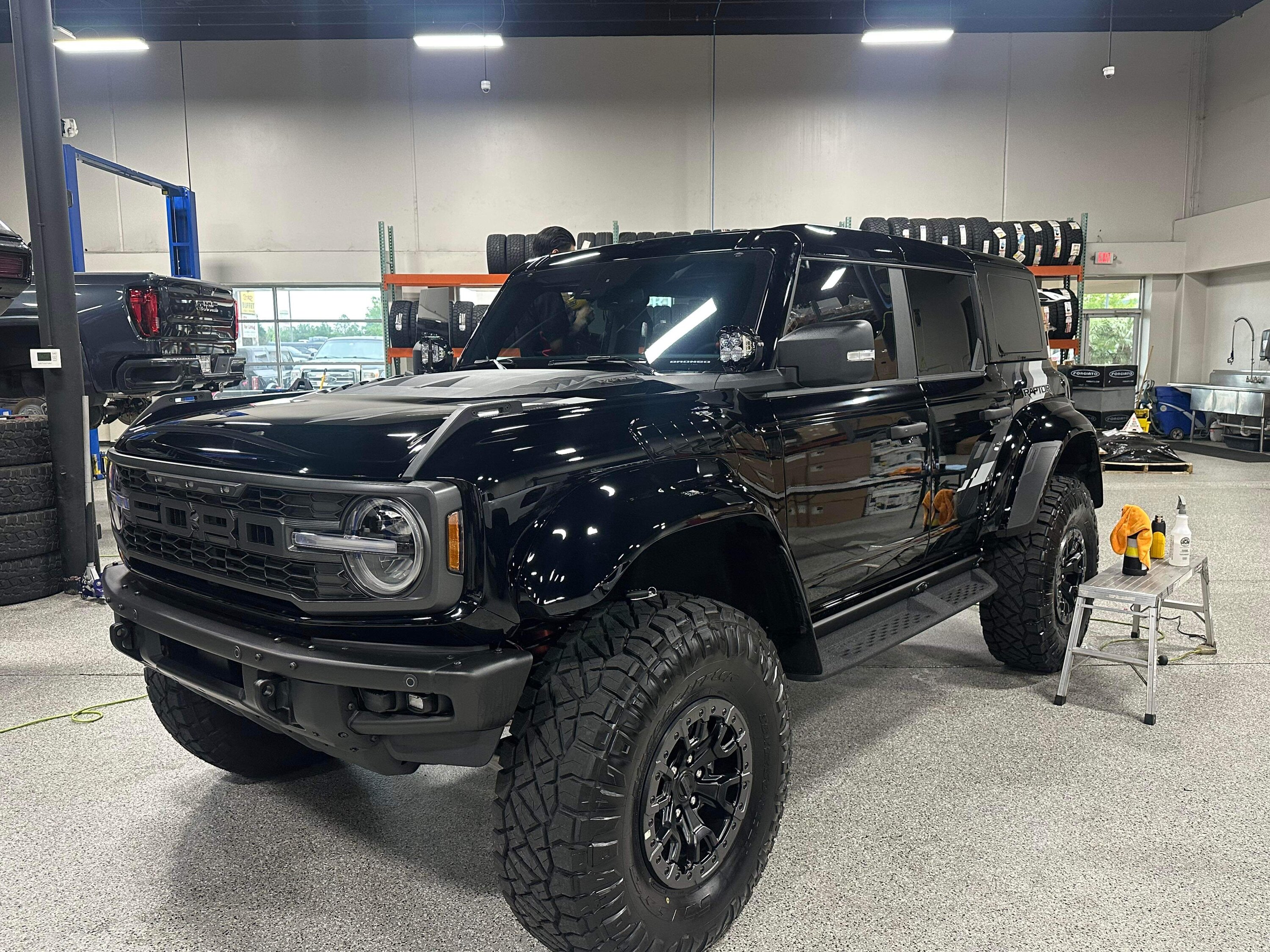 Ford Bronco Black Bronco Raptor with mods! 38's | PPF | Foutz | Painted Top/Flares | LP4 Pillar Lights 54A3FBC7-5884-40E8-92B0-30E2A082210F