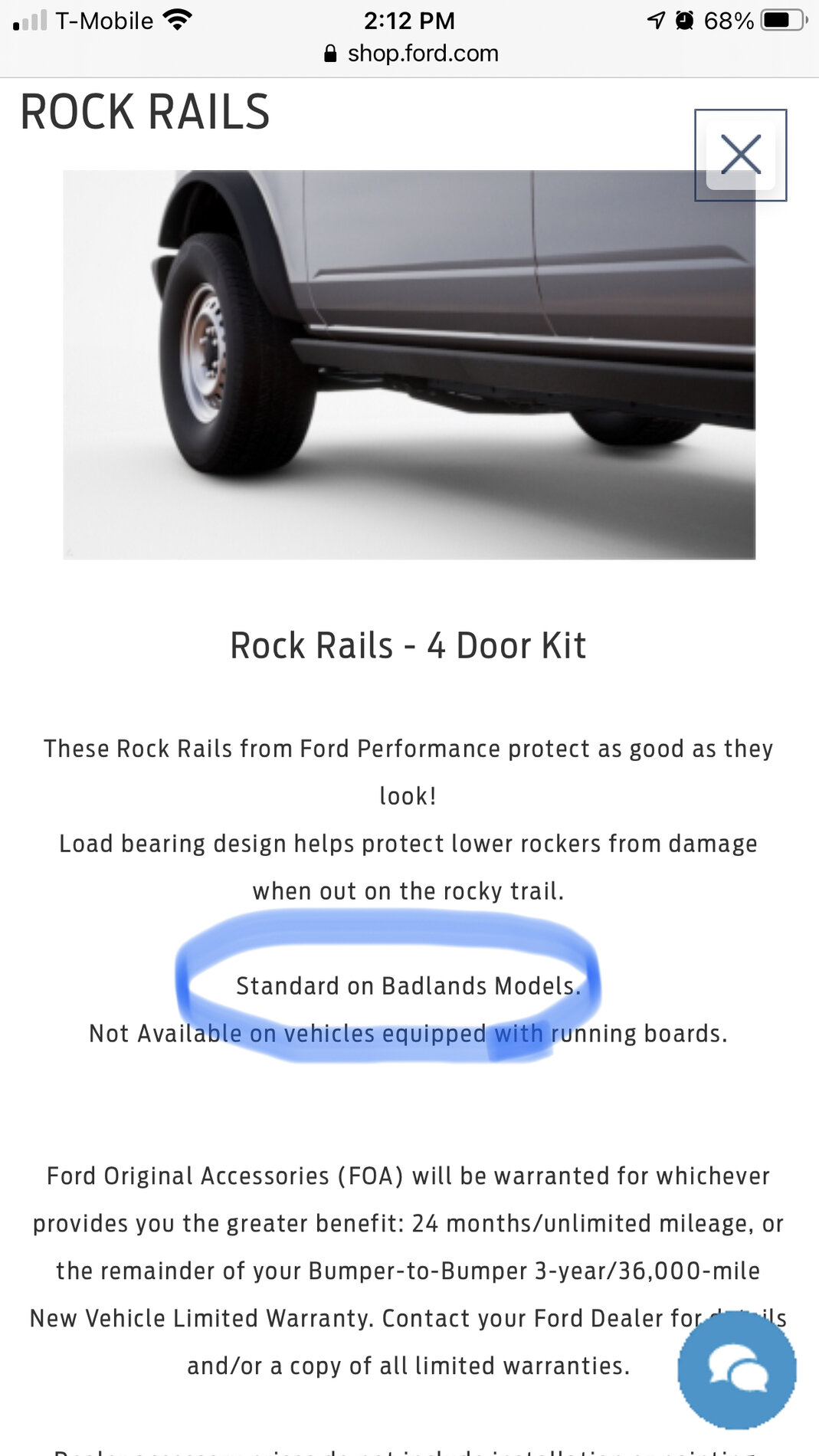 Ford Bronco ROCK RAILS NOT INCL. W/ BLACK DIAMOND? 54E66597-DA5C-44B1-97D6-CC3FD167A3C2