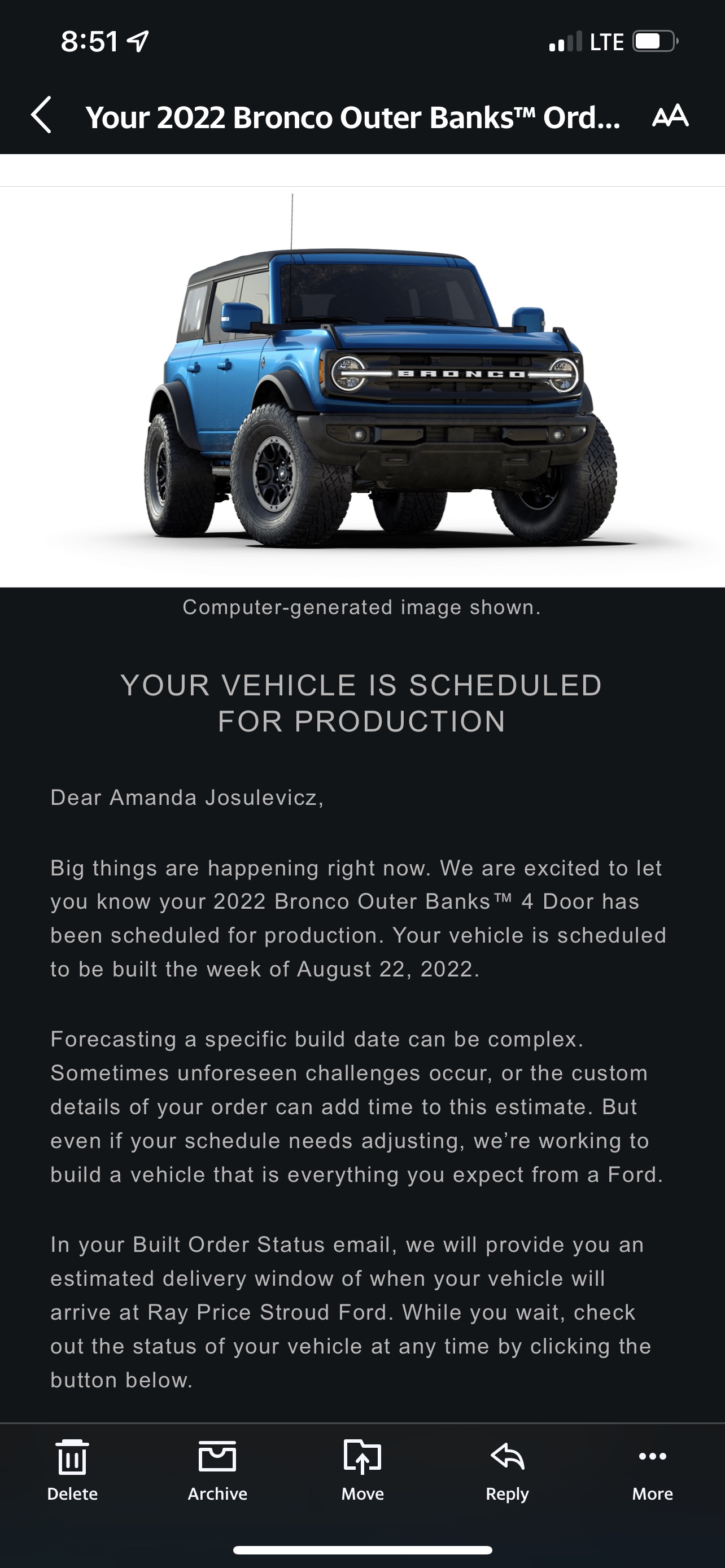 Ford Bronco 🔧 8/22/22 Build Week Group 🔧 5B4D9E1D-2E0B-4B22-849E-D3DDEDAD8254
