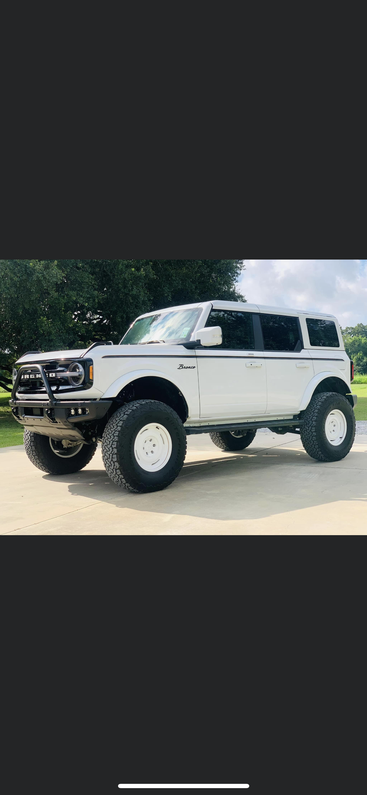Ford Bronco White wheels on white Bronco? 6433B4B4-1D27-4D14-AD51-2B6E1132F150
