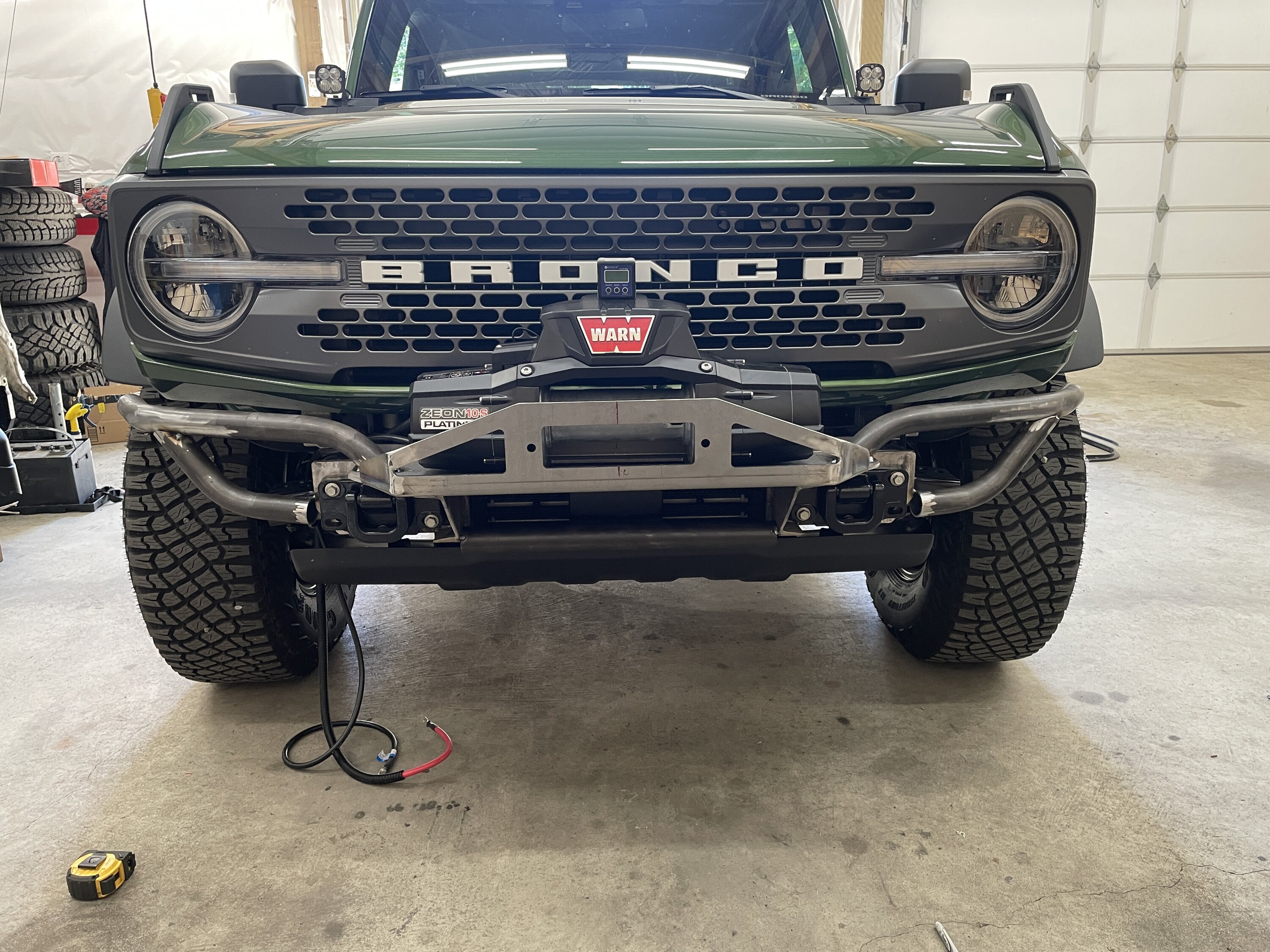 Ford Bronco My solution for a winch bumper 65BB3870-7975-443C-A78D-317E213321CD