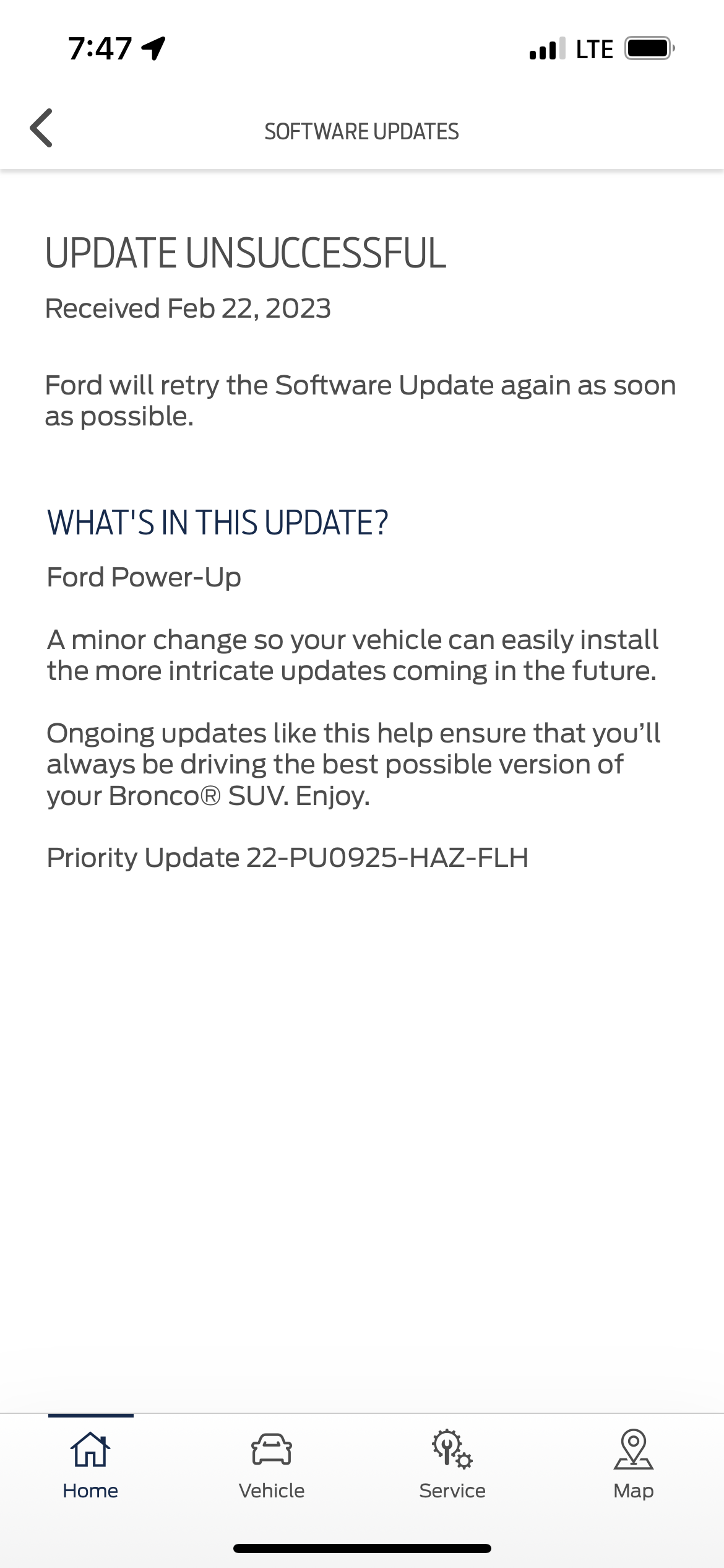 Ford Bronco Failed software update, unable to start vehicle! Screenshot 2023-02-24 at 12.23.22 PM