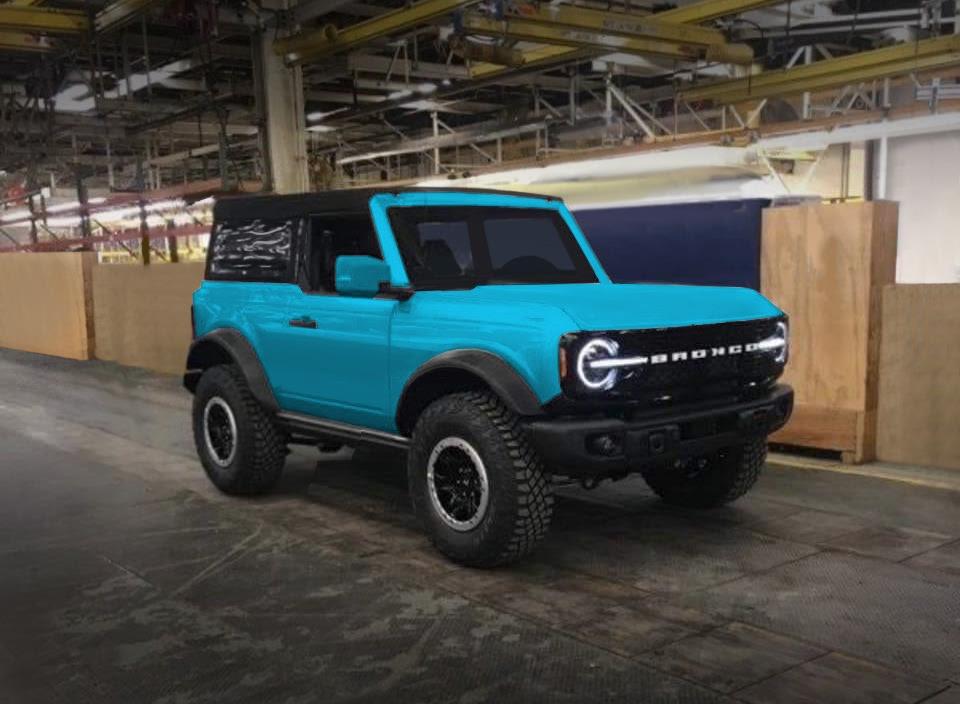 2021 Ford Bronco 2 Door Blue