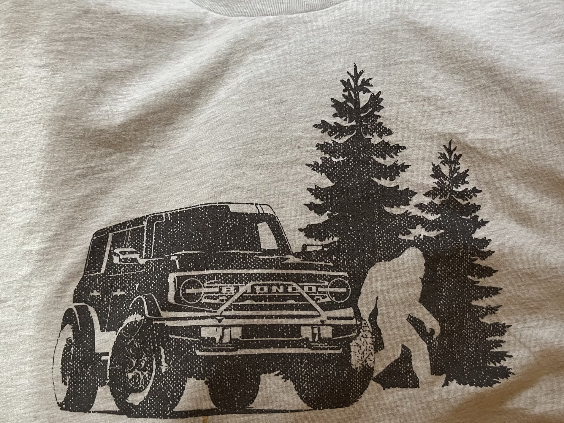 Ford Bronco Sasquatch T-Shirt distributed to dealers 92A13497-9BB8-4D73-B28D-DCEEFE7CB645
