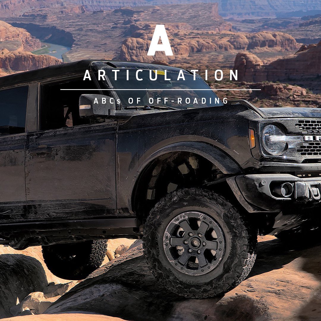 Ford Bronco ABCs of Off-roading - Ford Bronco: Articulation, Breakover Angle, Crawl Ratio a
