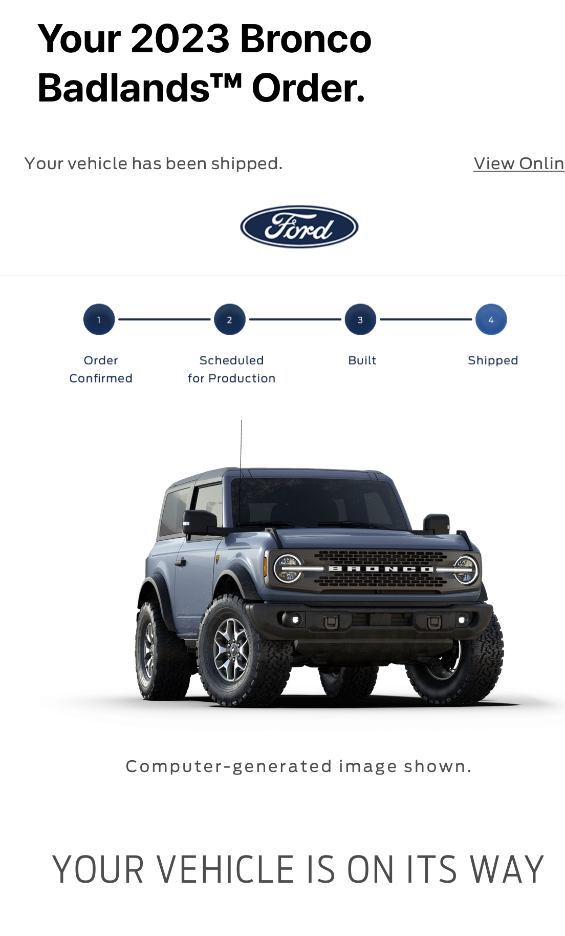 Ford Bronco 4/24/2023 Build Week A19AA341-6E9A-46AC-9673-B50166EF91D5