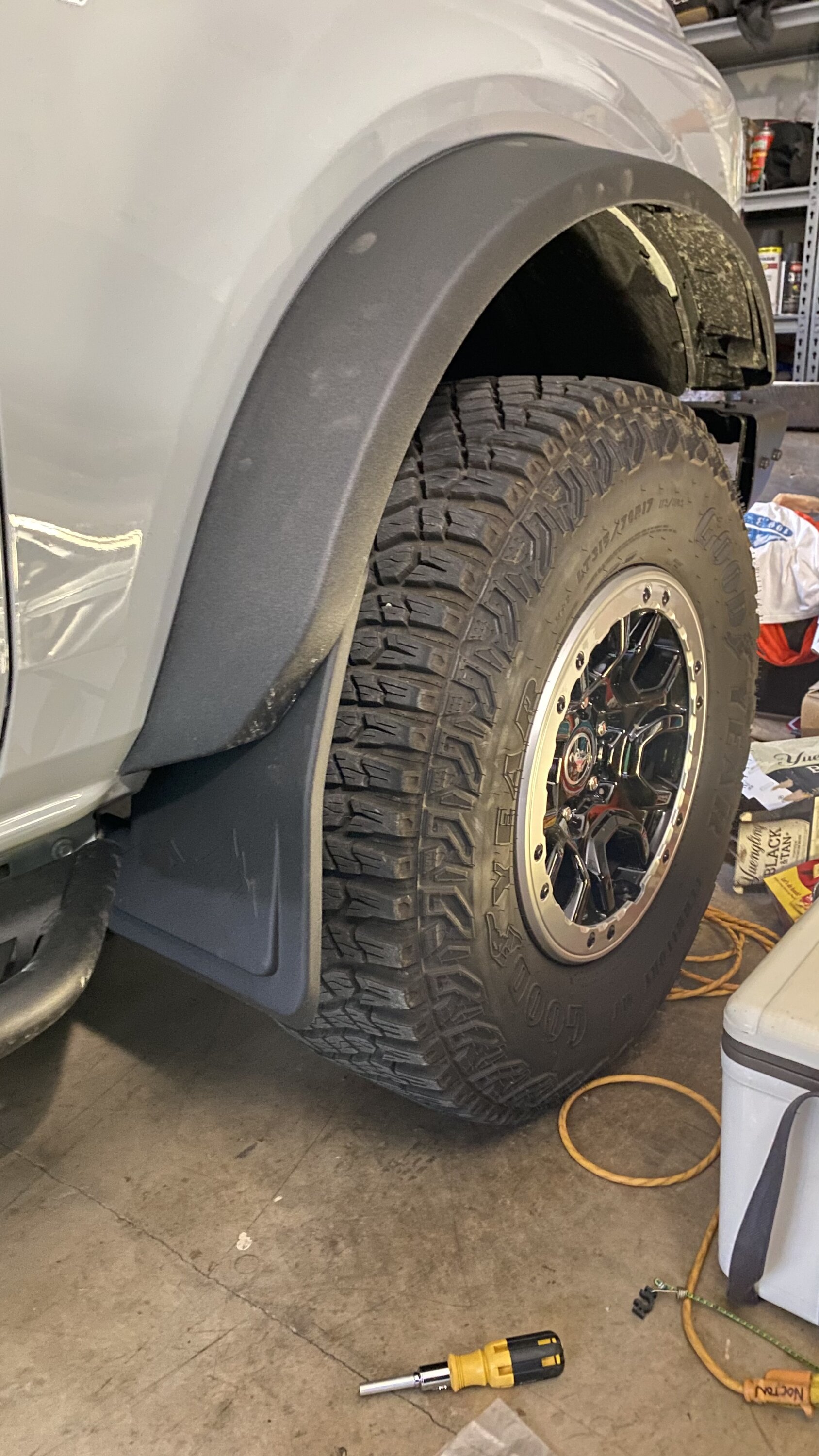 Ford Bronco Mabett Mud Flaps Fits Sasquatch set that accommodates factory rock rails or tube steps A7D85119-9DCC-4392-85B3-E2B860838C1A