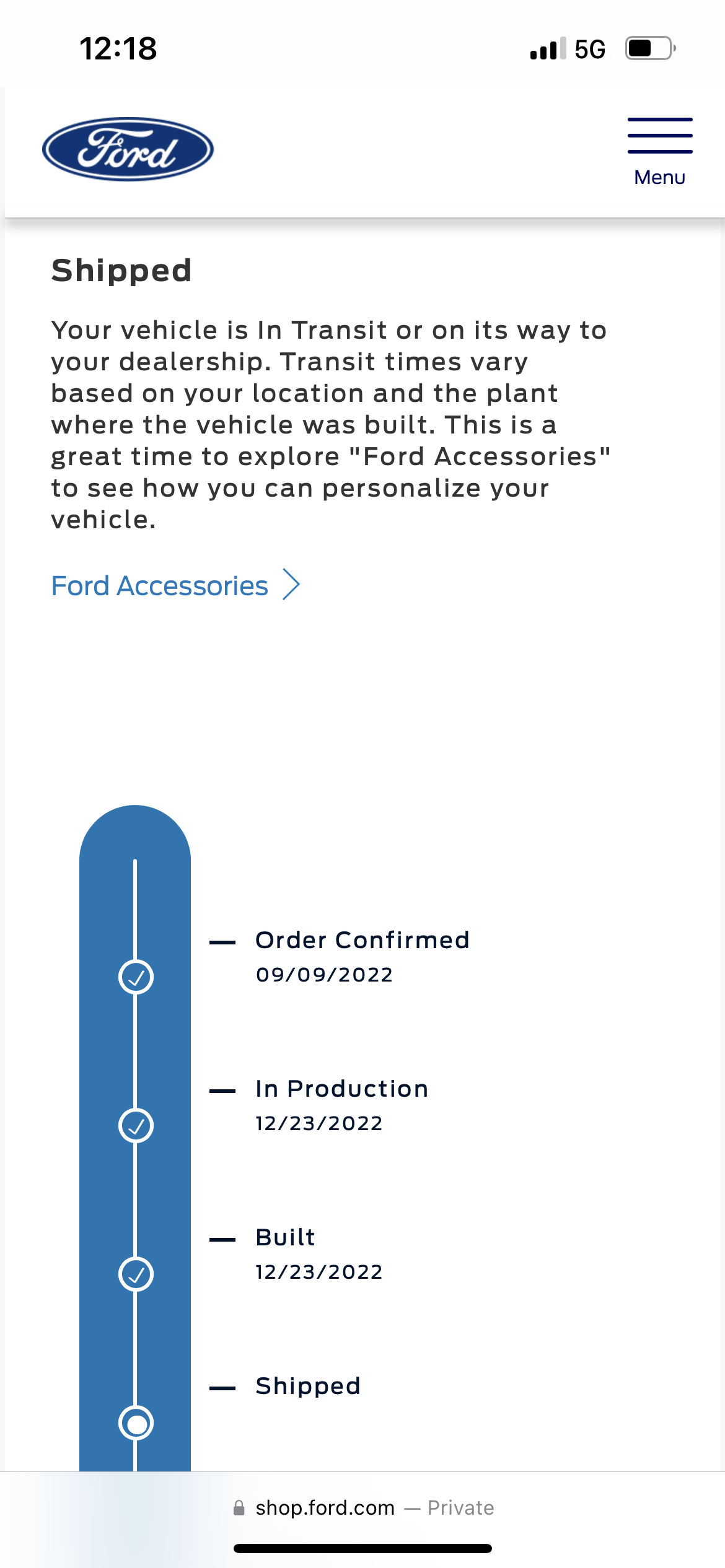 Ford Bronco 12/19/2022 build week group A7DEF4DE-EC37-4EE6-8576-D0AC43FA16BF