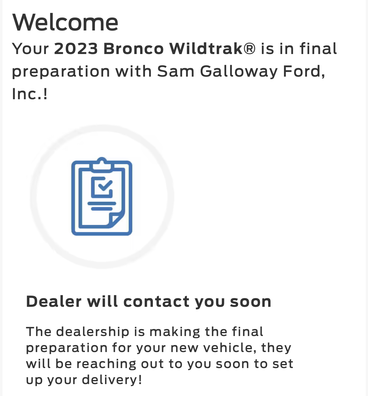 Ford Bronco 12/19/2022 build week group ACAA45AB-0AEA-4D43-A57C-8D085C46604F