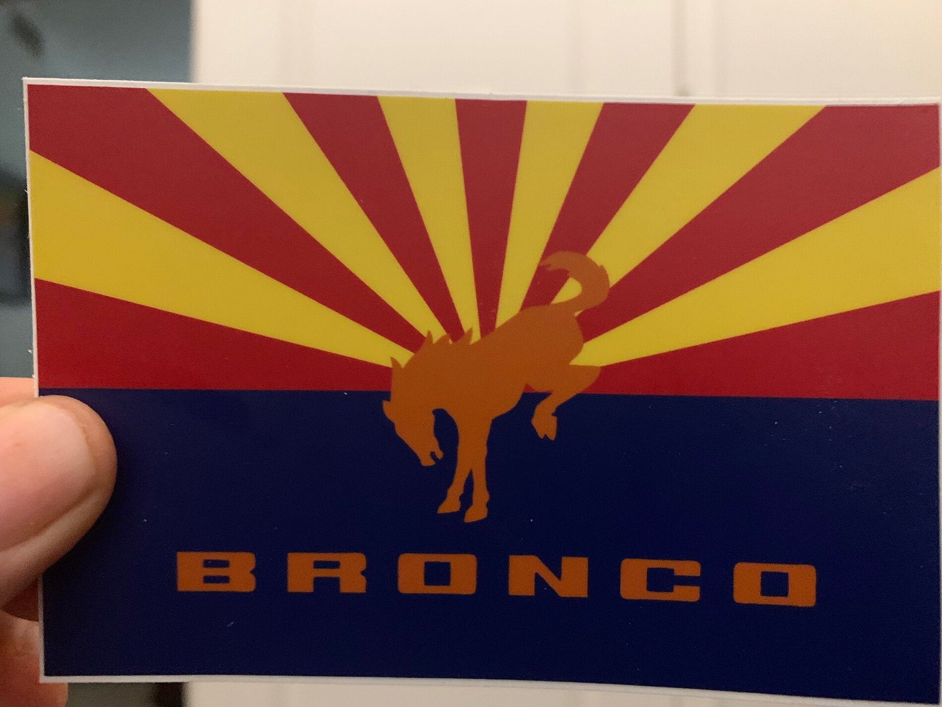 Ford Bronco Producing State Edition Graphics actual logo