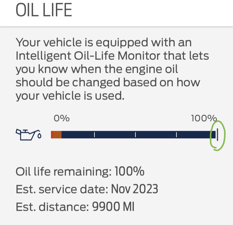 Ford Bronco Oil Life Monitor in Ford App Not Updating AEFC0594-6446-4573-BDBB-F7DACF4EF0CC