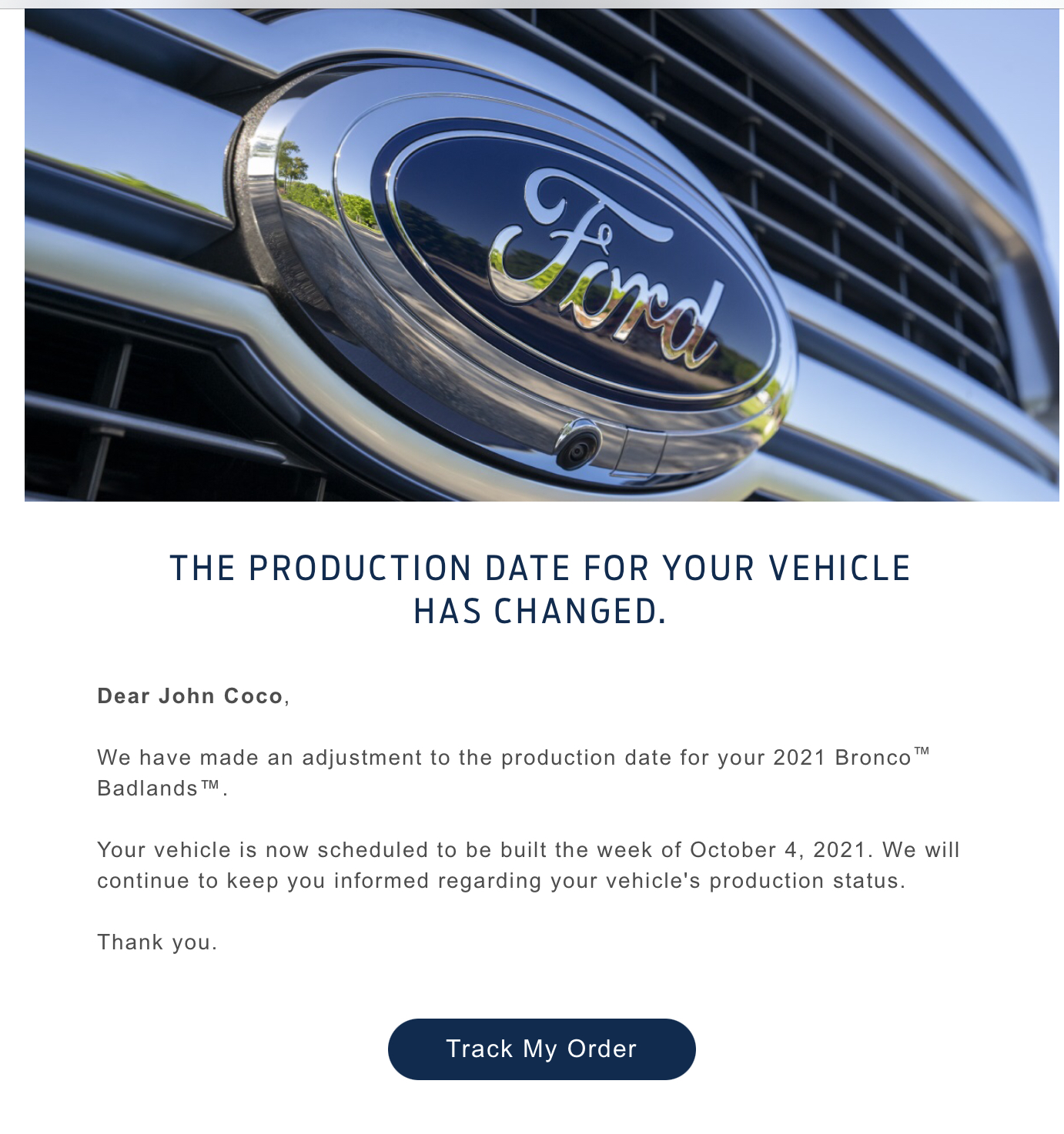 Ford Bronco 📬 9/30 Scheduling email received group! [Post your reservation + build dates] AFE63B54-DF1E-4075-A10C-B79E1119B4ED