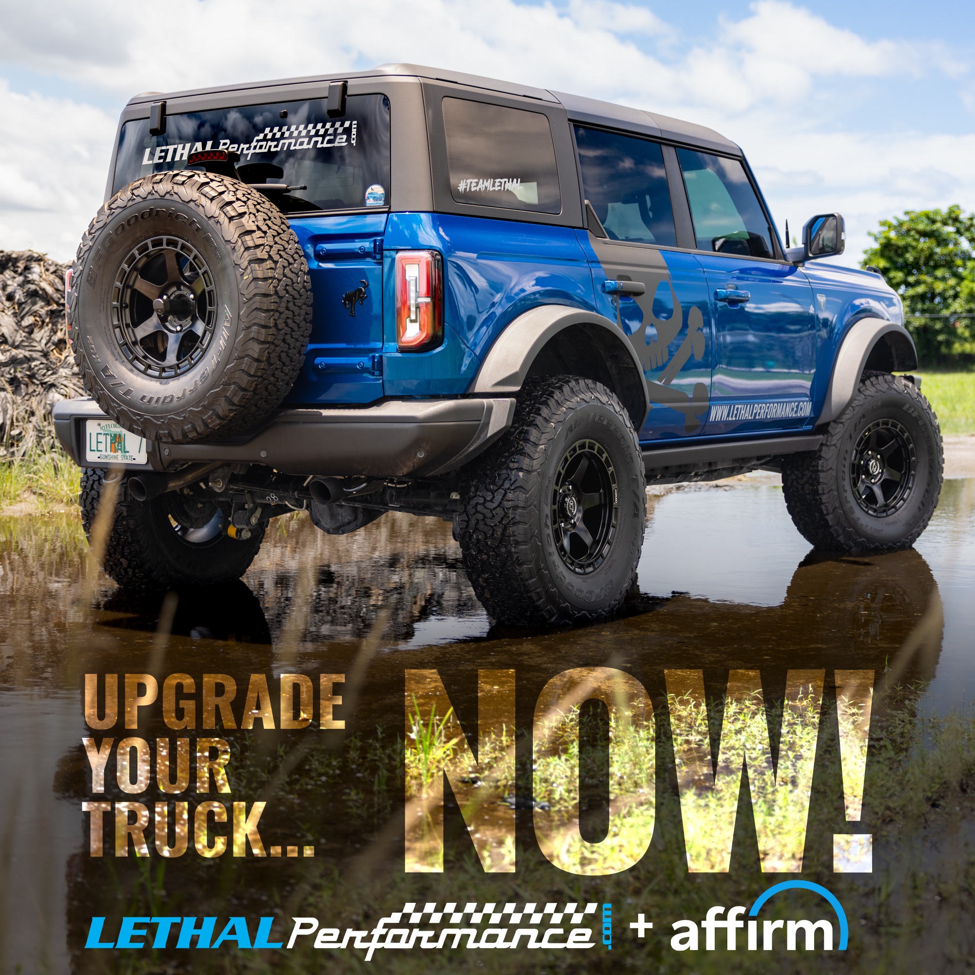 Ford Bronco Go Fast Goodies NOW and PAY LATER with Affirm!! affirm now bronco