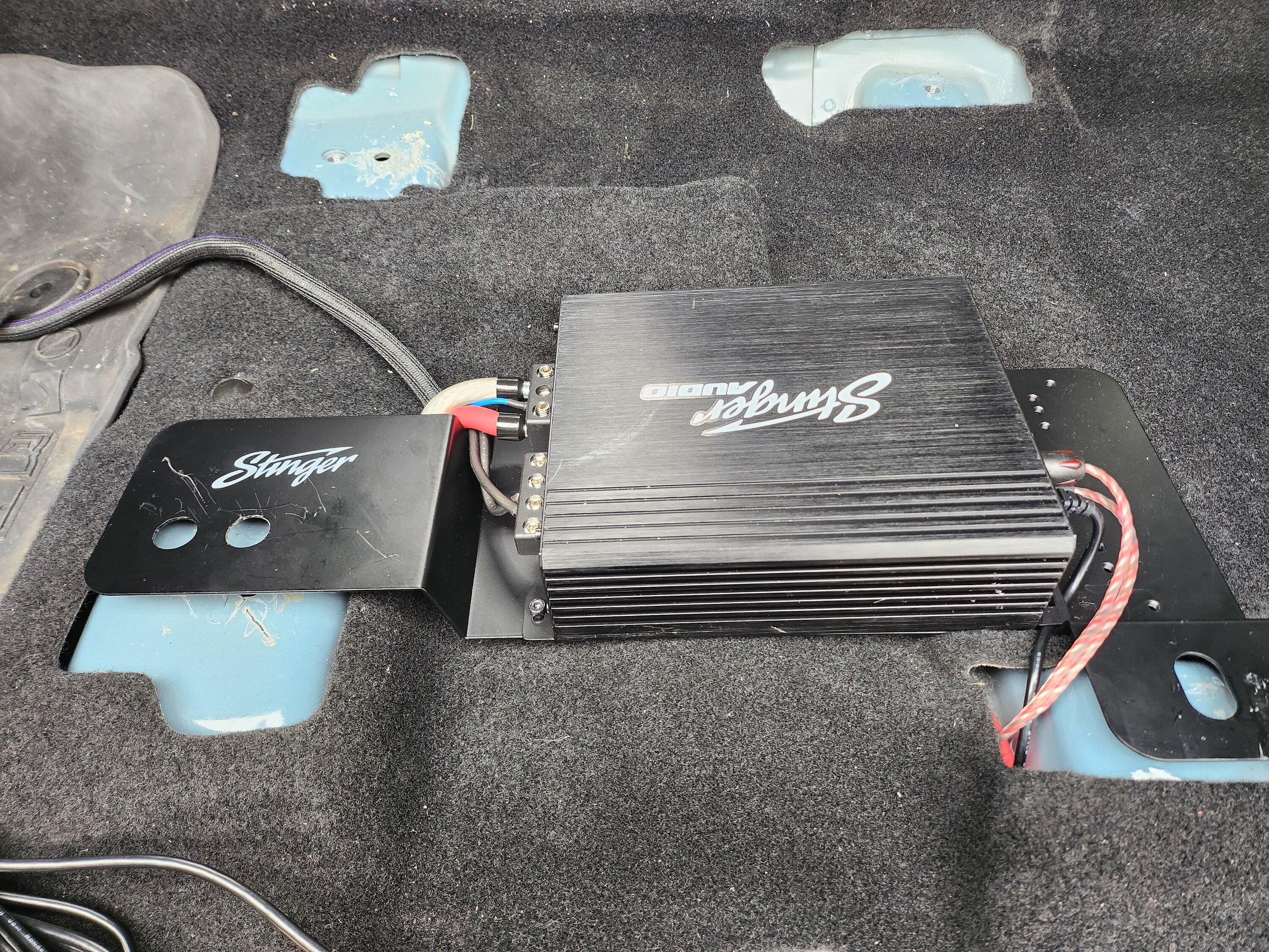 Ford Bronco NEW BRONCO UNDER SEAT AMP MOUNTS FOR DRIVER OR PASS SIDE Amp1