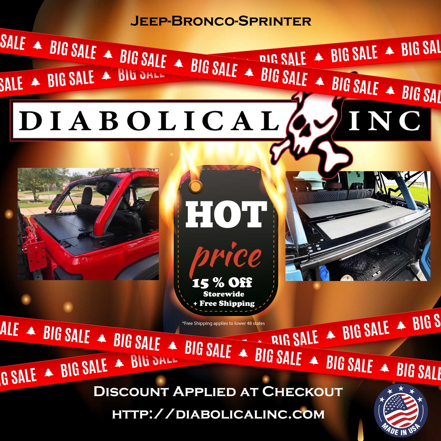 Ford Bronco August Sale at Diabolical Inc | 15% and free shipping Aug22-1080x1080-01
