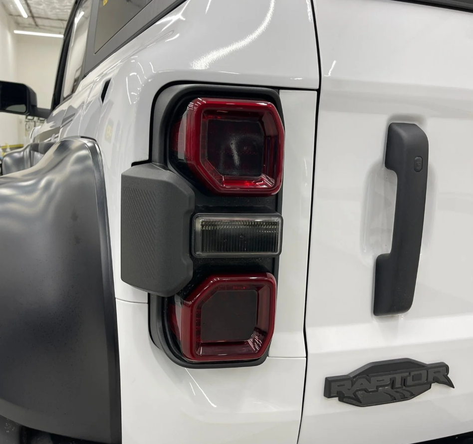 Ford Bronco Ford Bronco Smoked Tint Overlays (2021+) B Raptor Tail Light Smoked tint