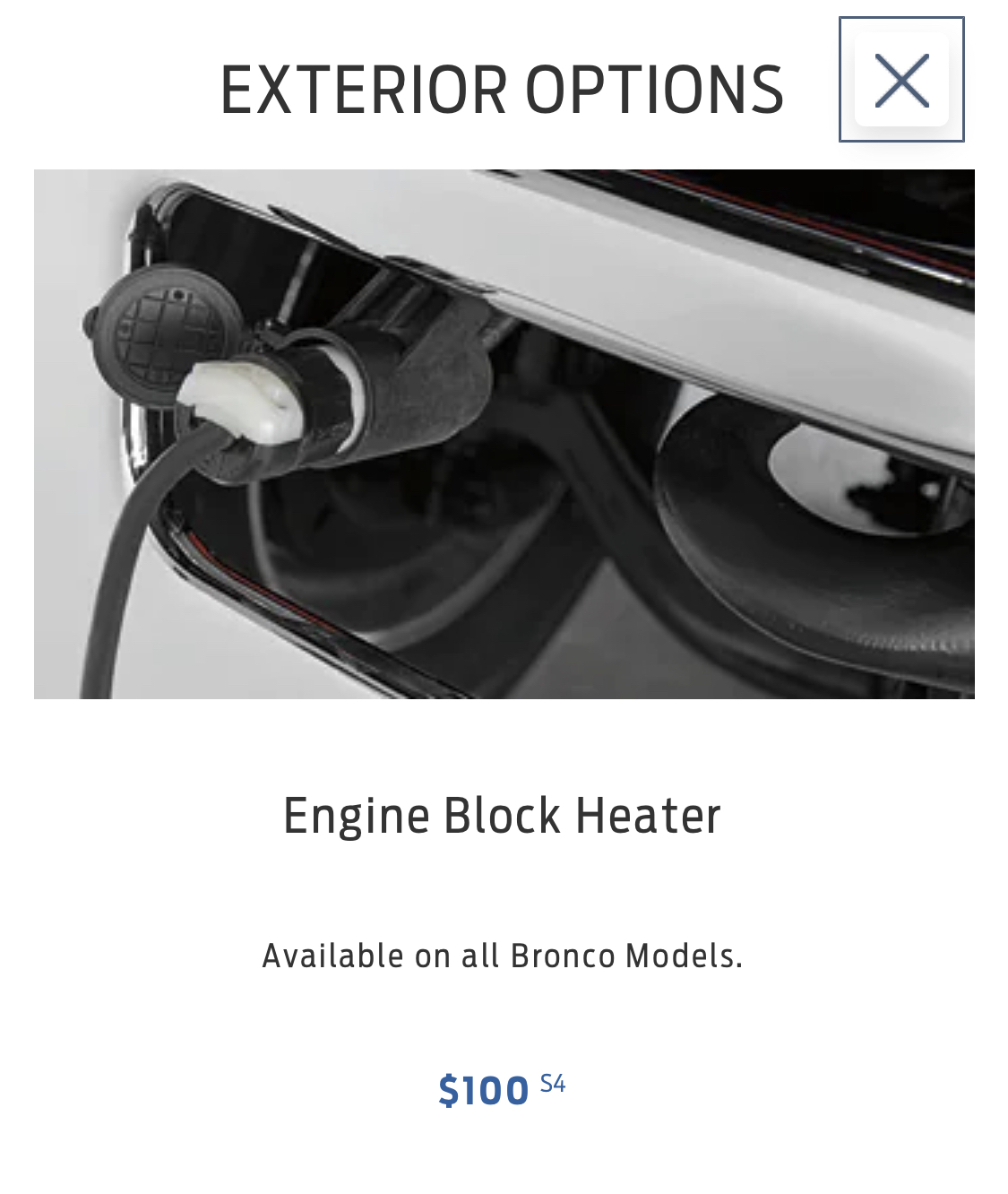 Ford Bronco Engine Block Heater Plug Location?? B02C990C-4E30-4728-B14E-F297009A33E0